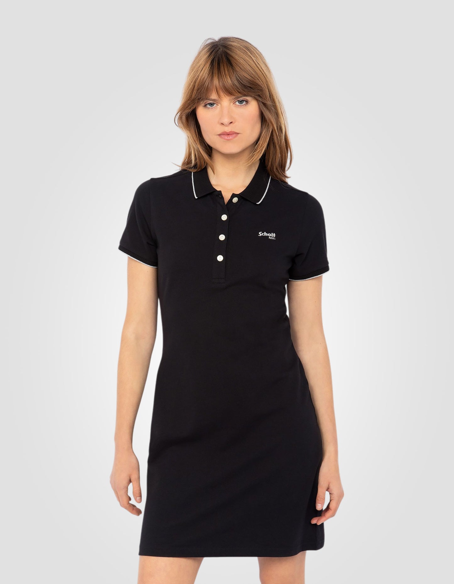 Robe polo rétro sport