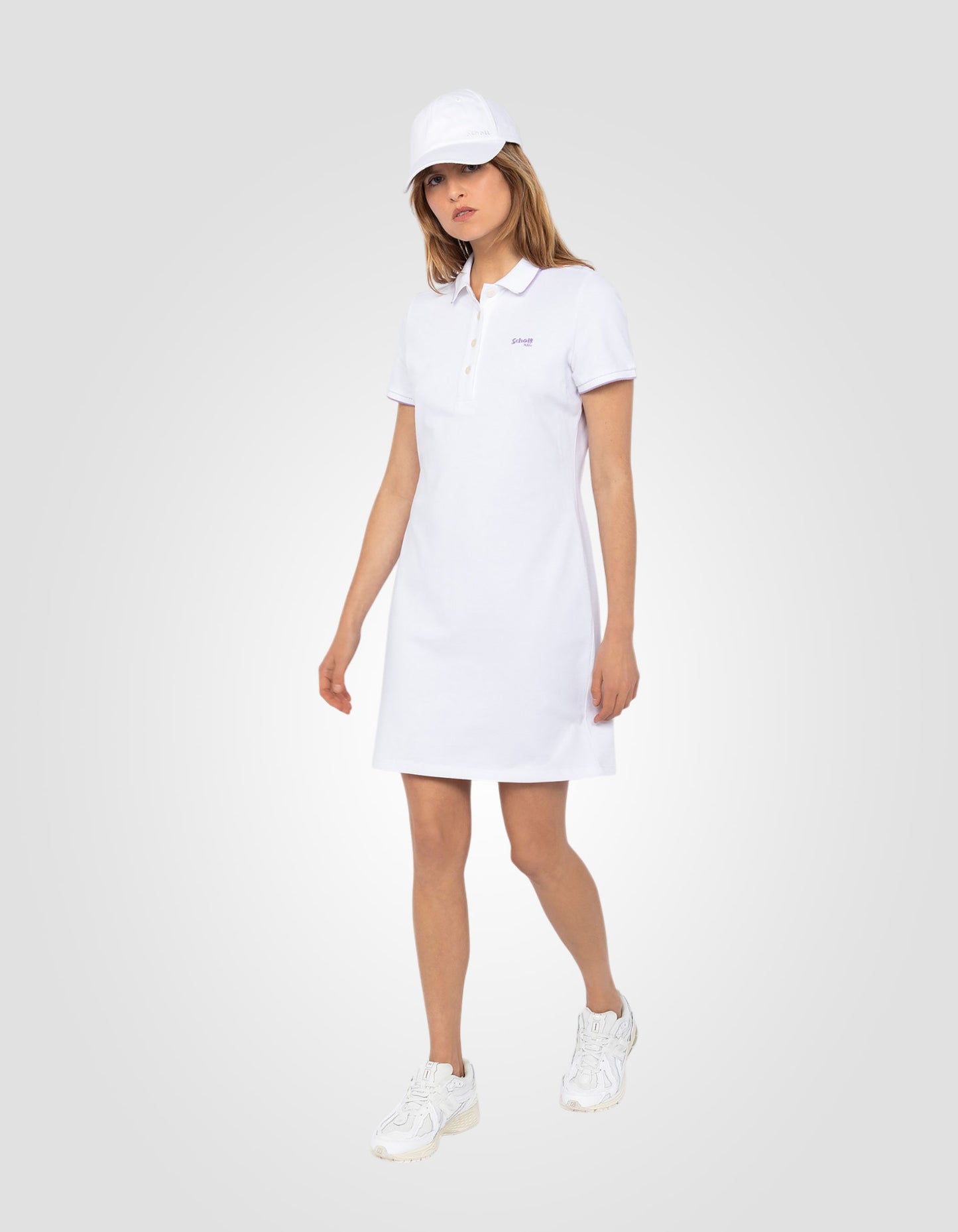 Robe polo rétro sport