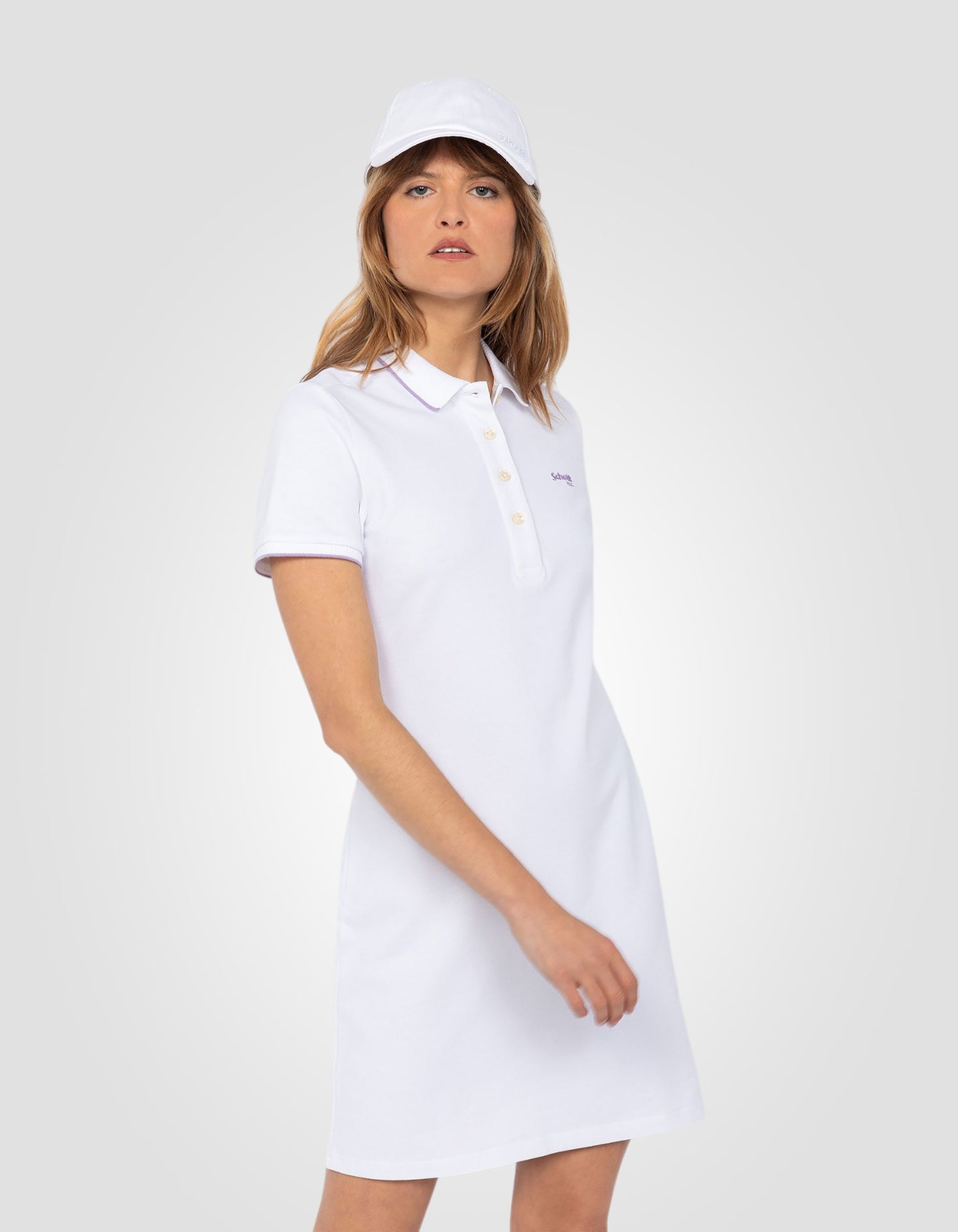 Robe polo rétro sport