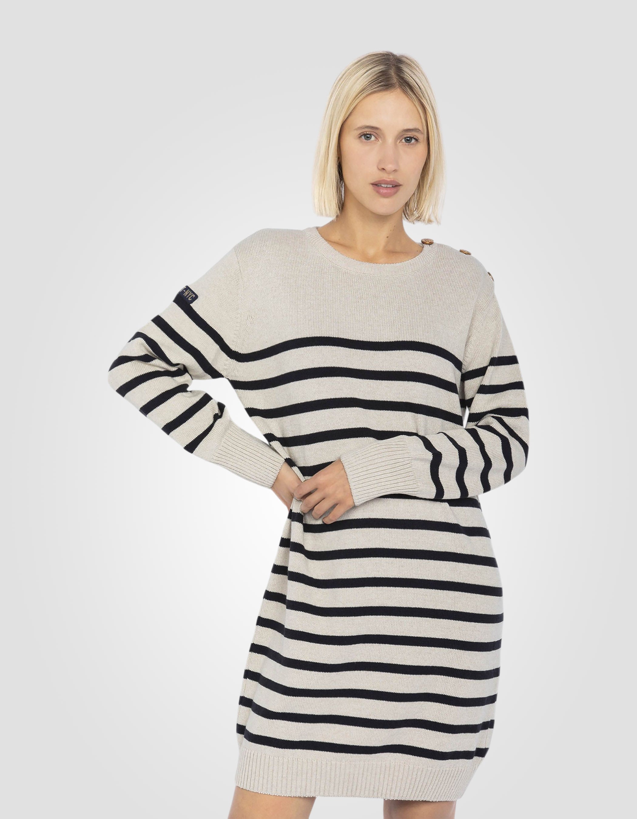 USA NAVY knit dress-3