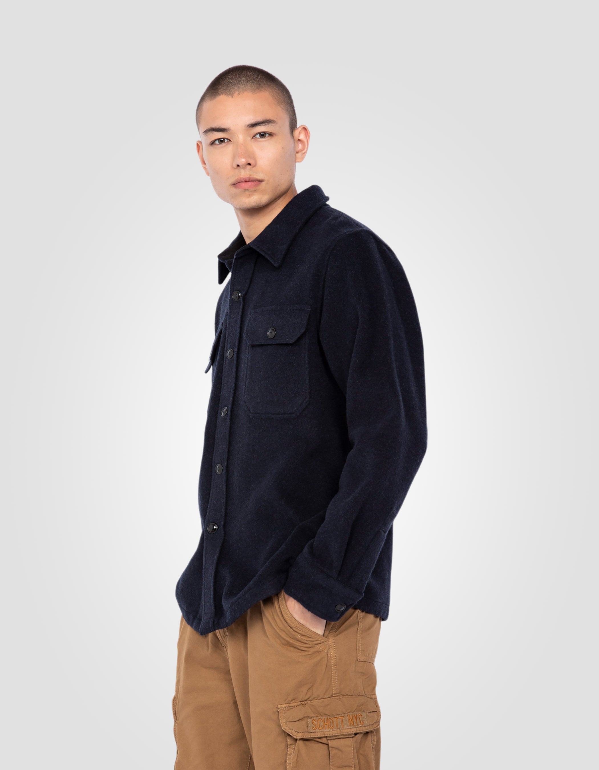 Button down overshirt-3