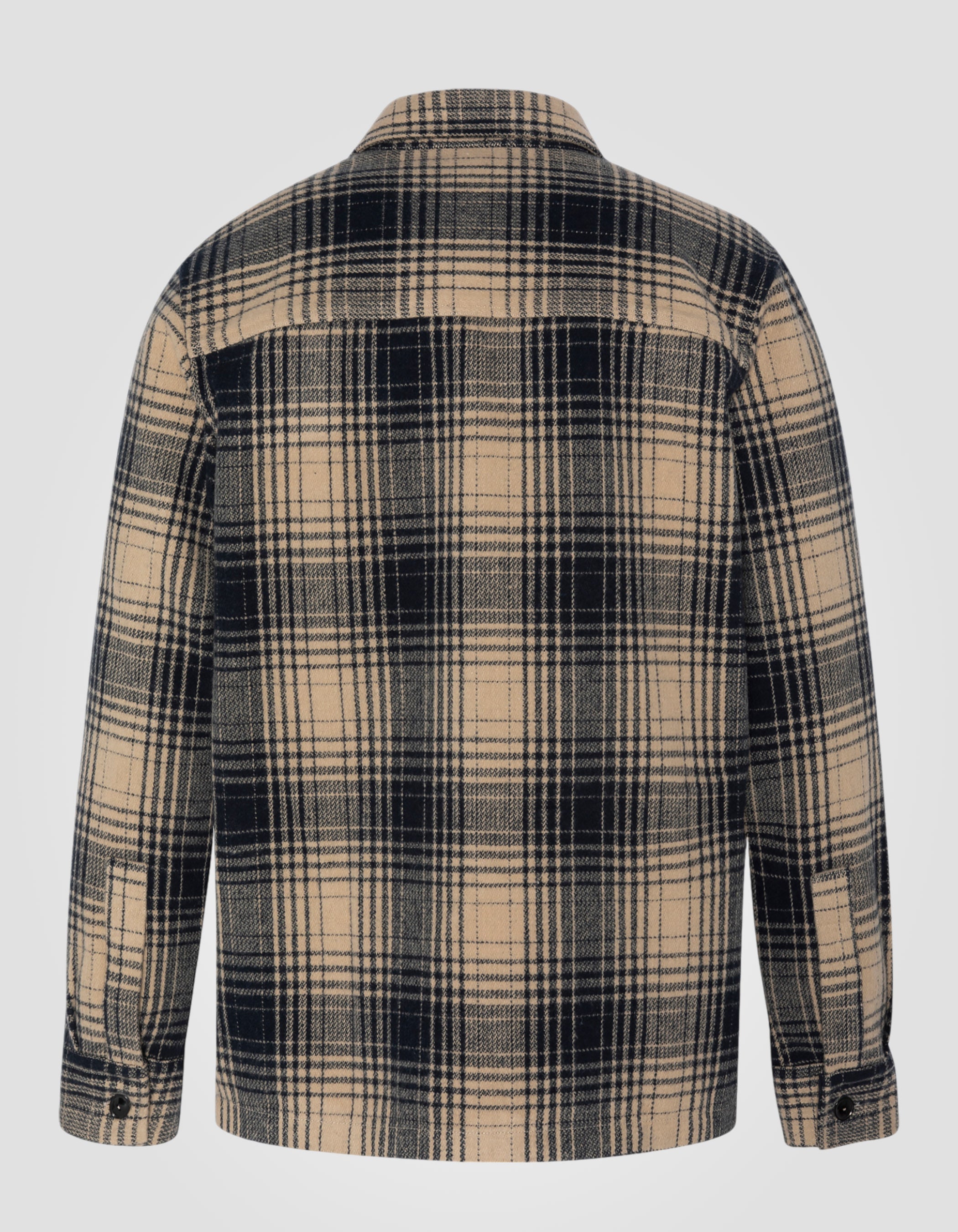 Work plaid overshirt-6