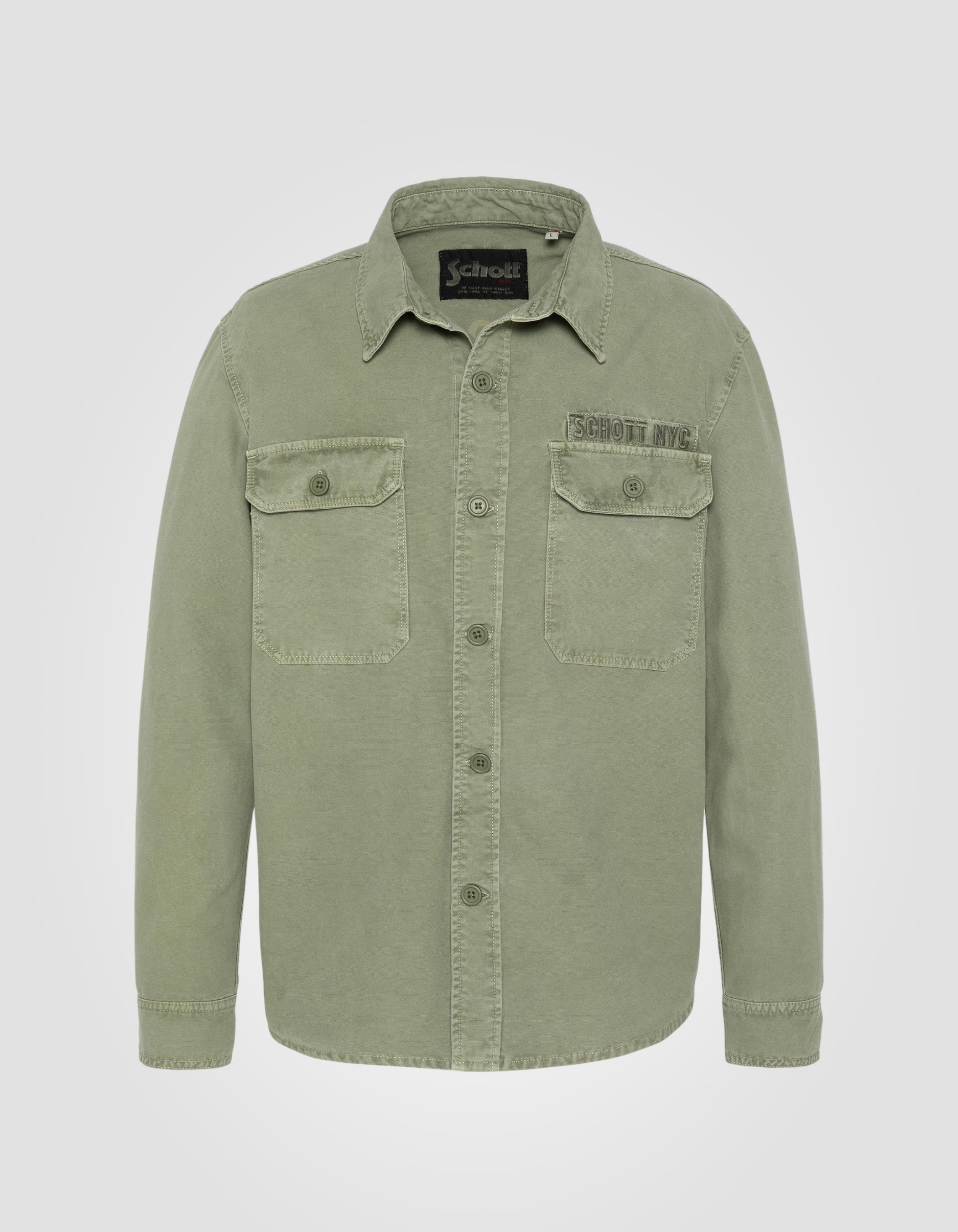 Printed Army overshirt-2