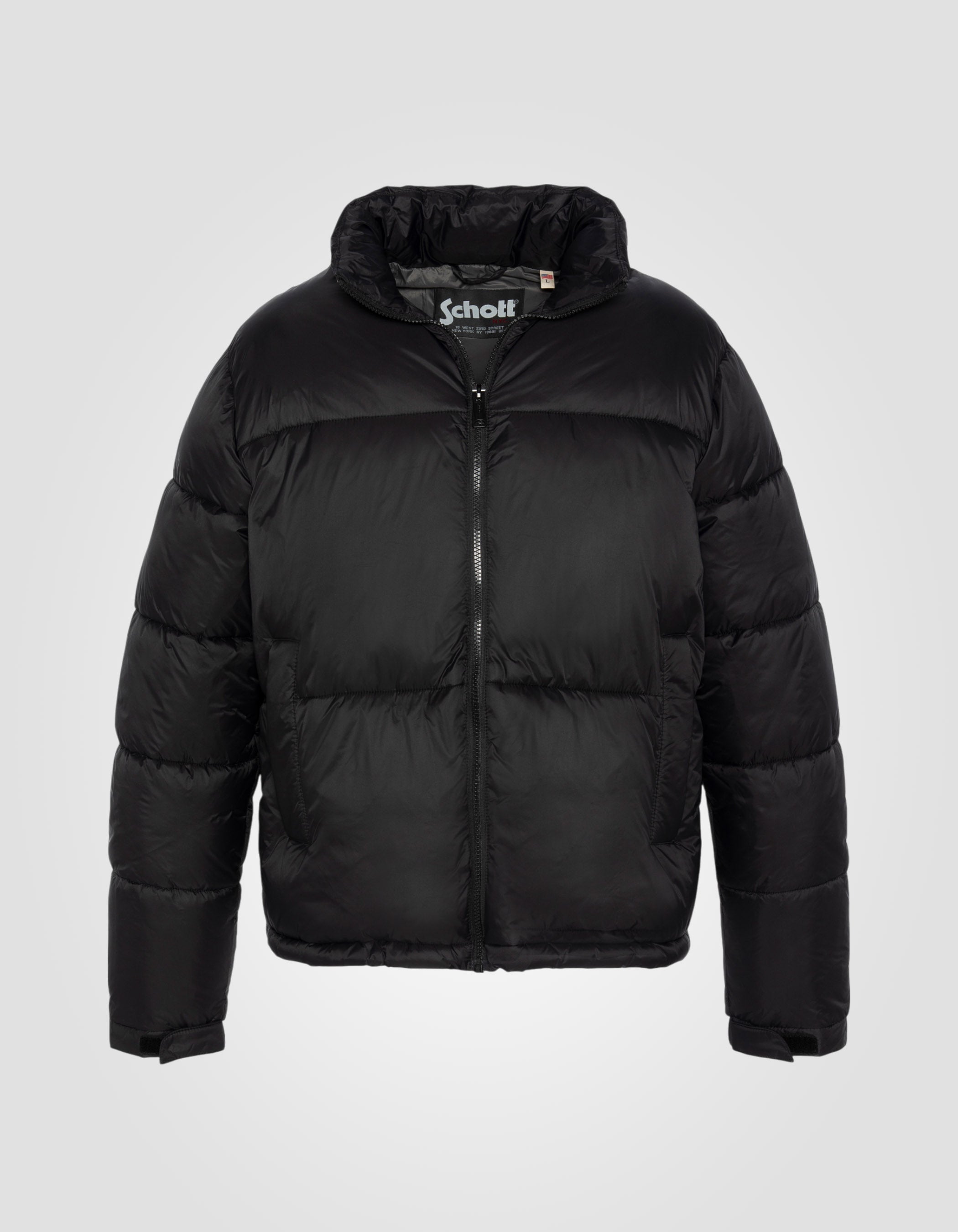 Recycled nylon puffer jacket-2