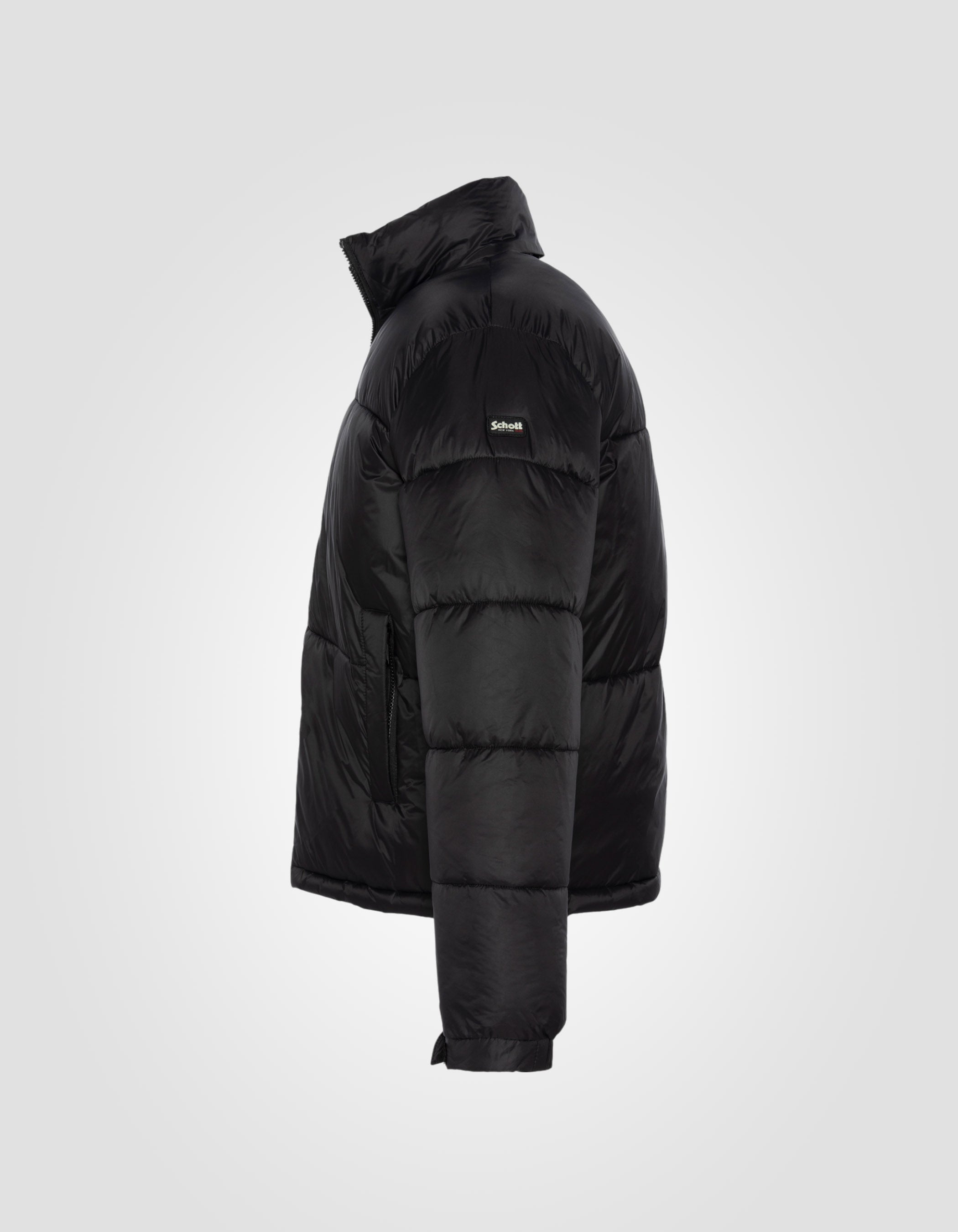 Recycled nylon puffer jacket-7