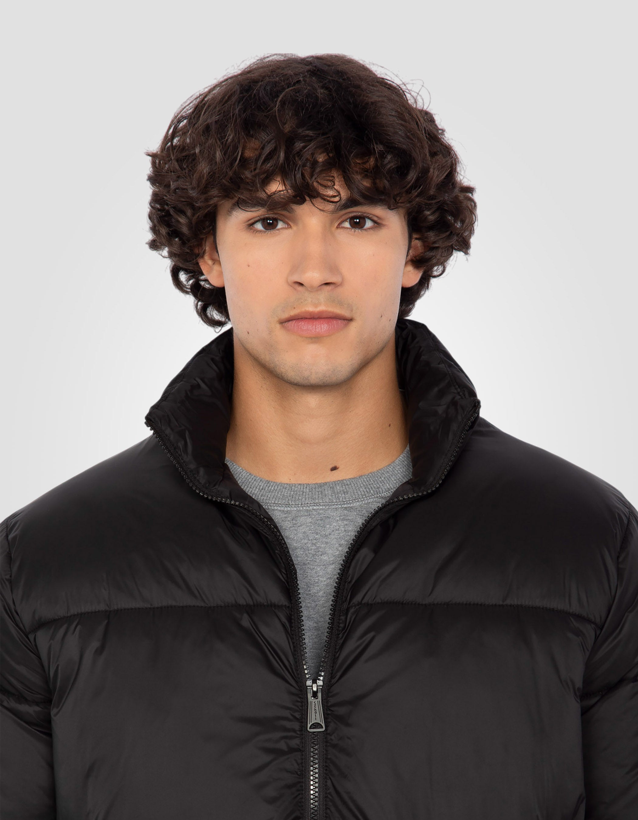 Recycled nylon puffer jacket-5