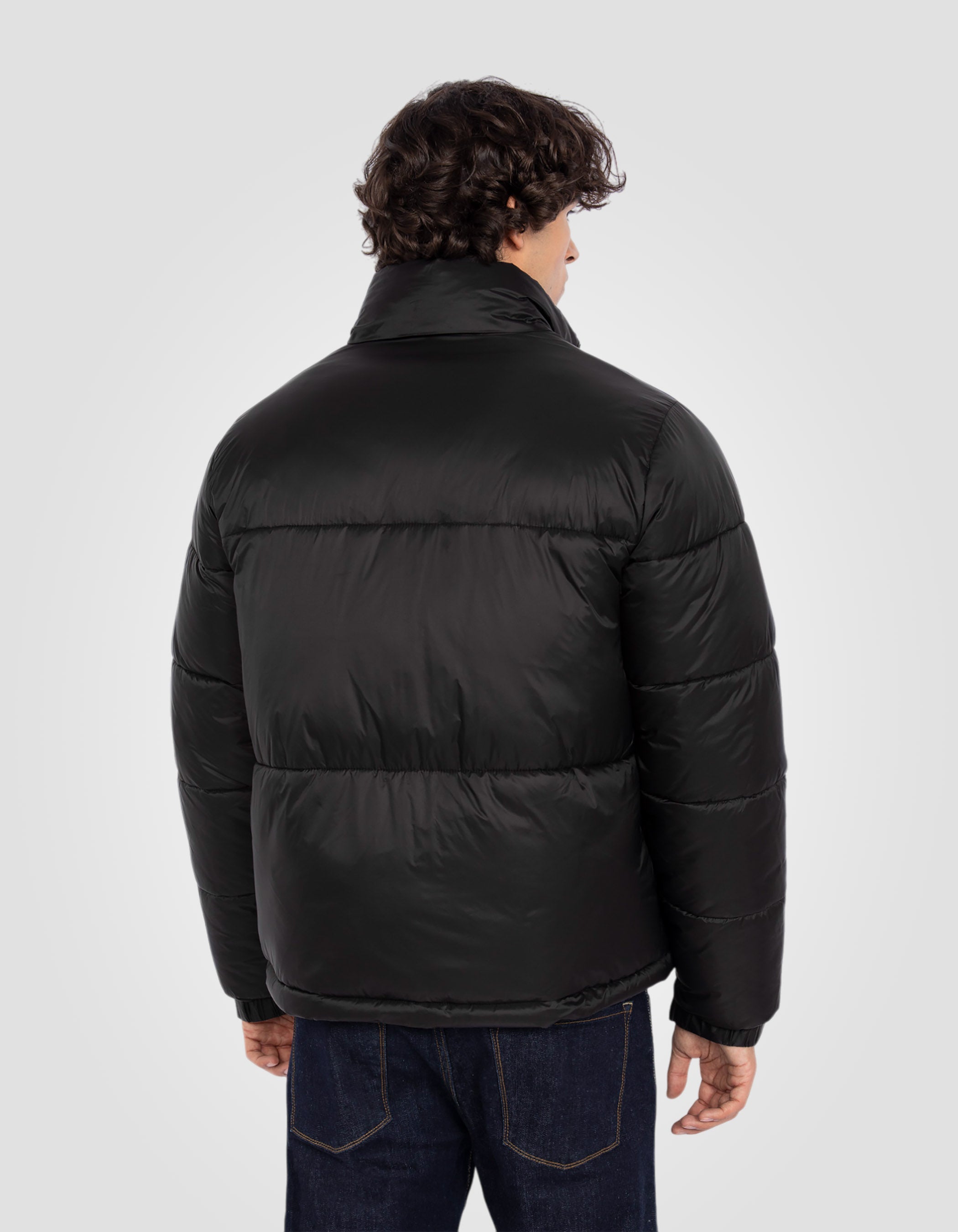 Recycled nylon puffer jacket-6