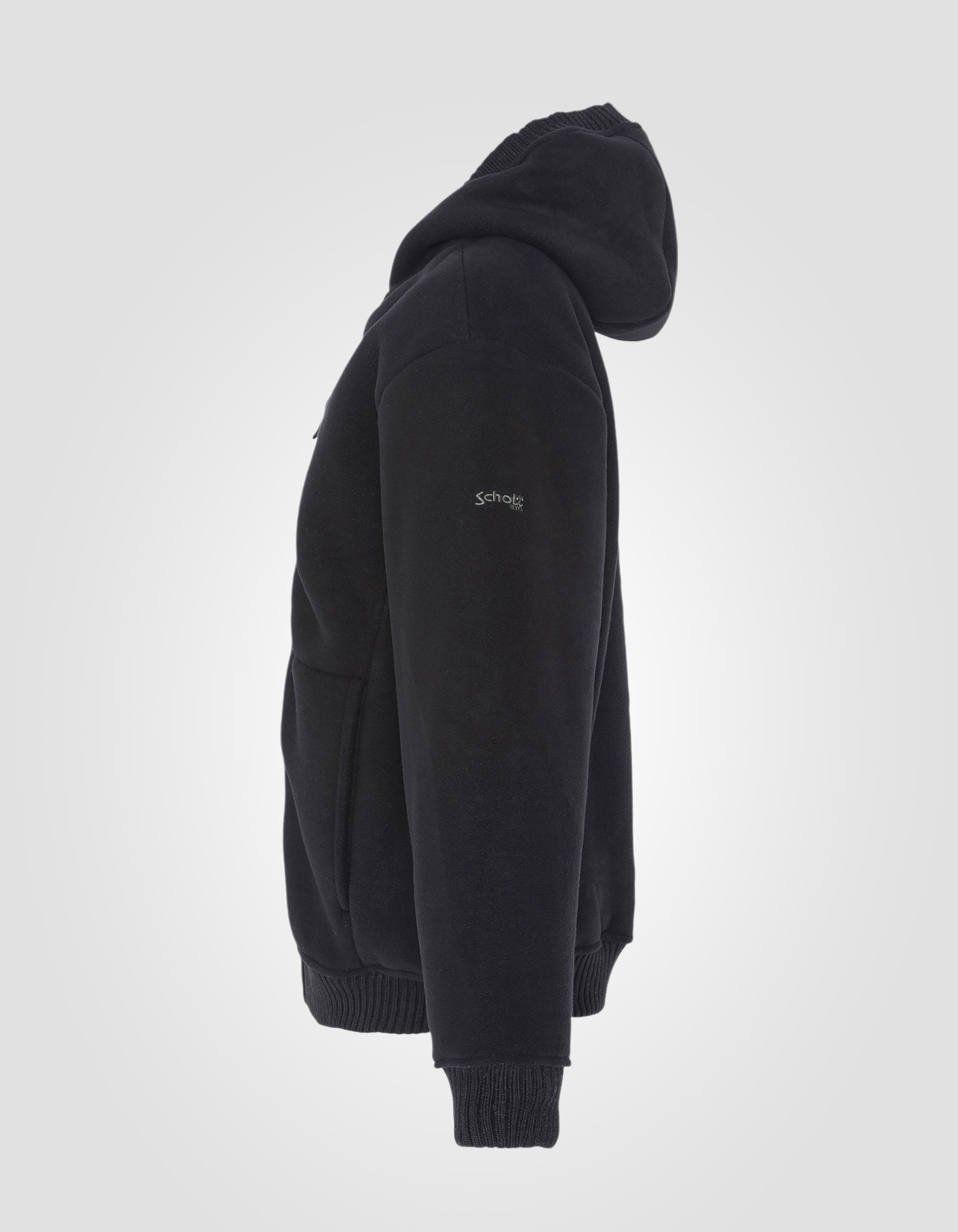 Sherpa zip hoodie-3