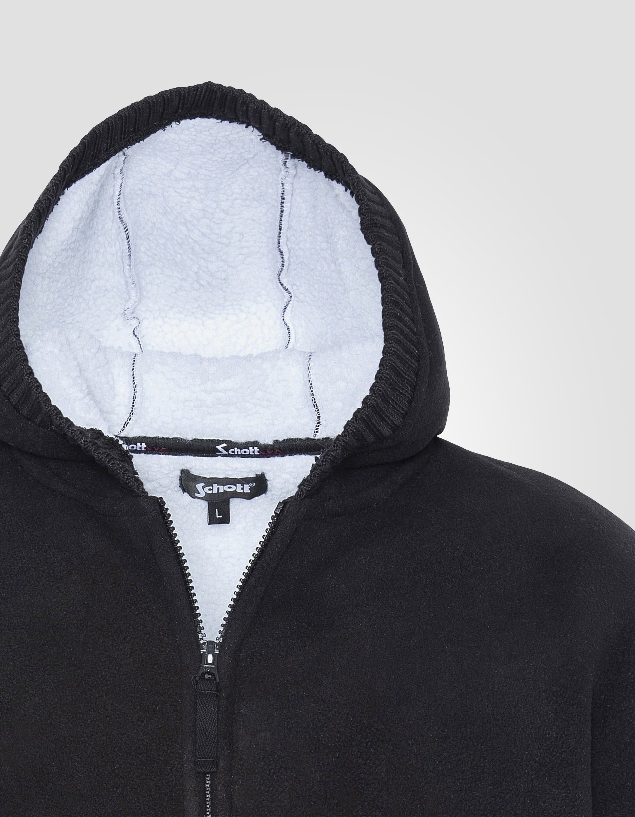 Sherpa zip hoodie-4