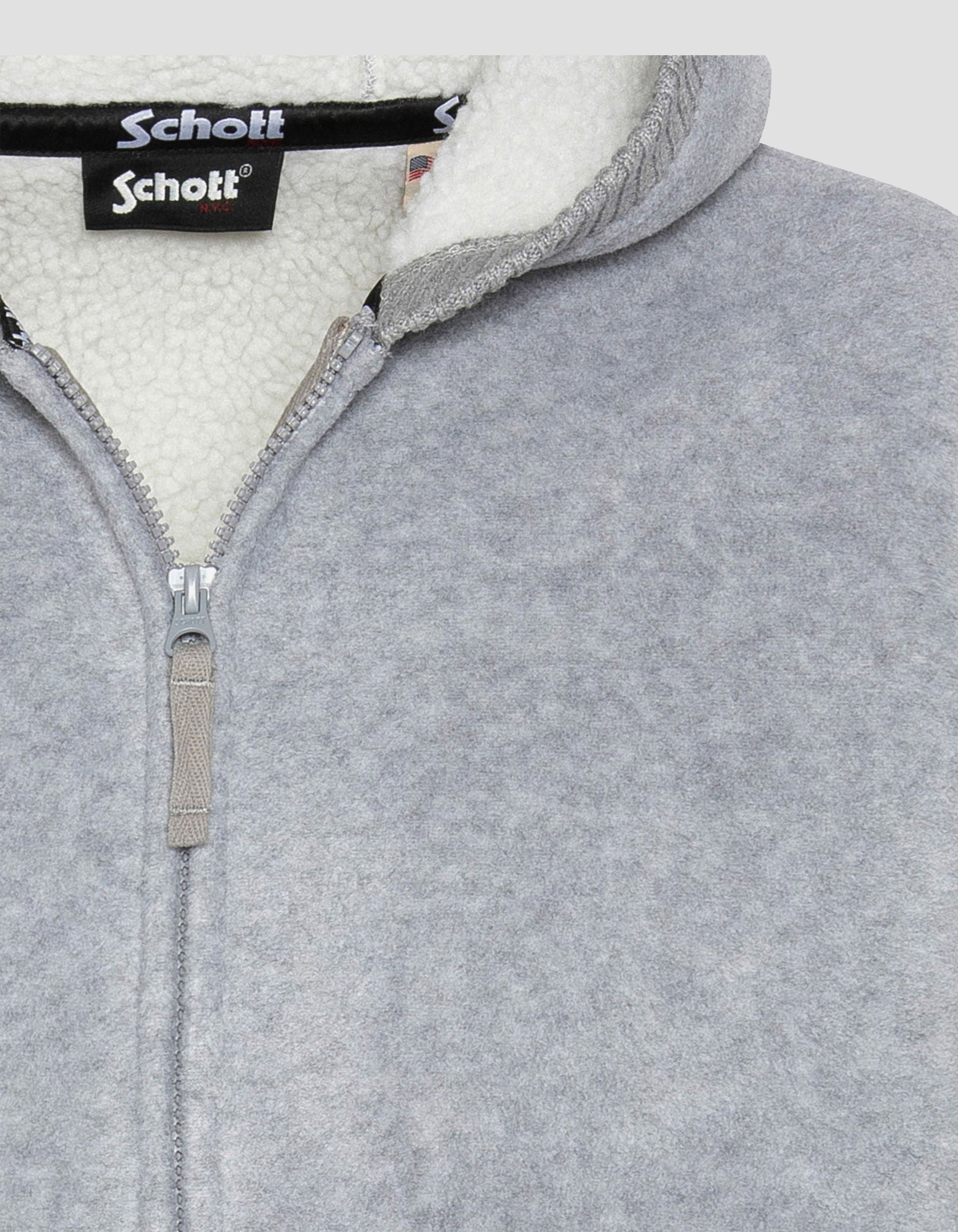 Sherpa zip hoodie-4