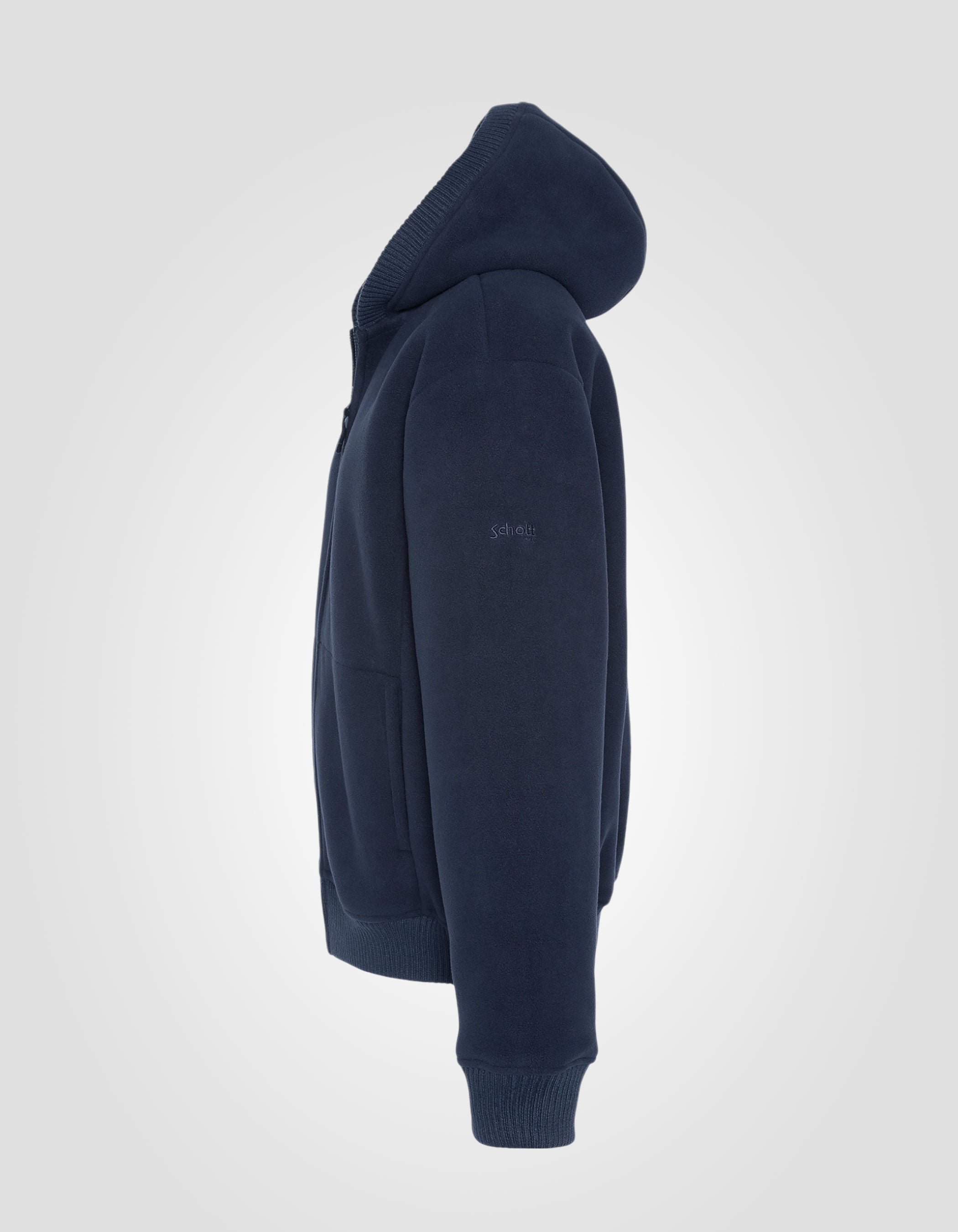 Sherpa zip hoodie-3