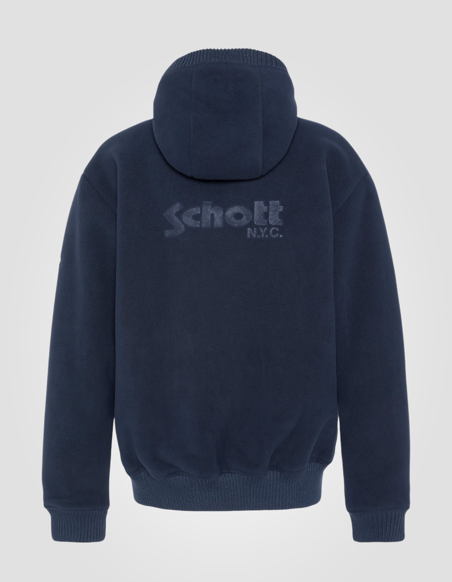 Sweatshirt polaire zippé à capuche