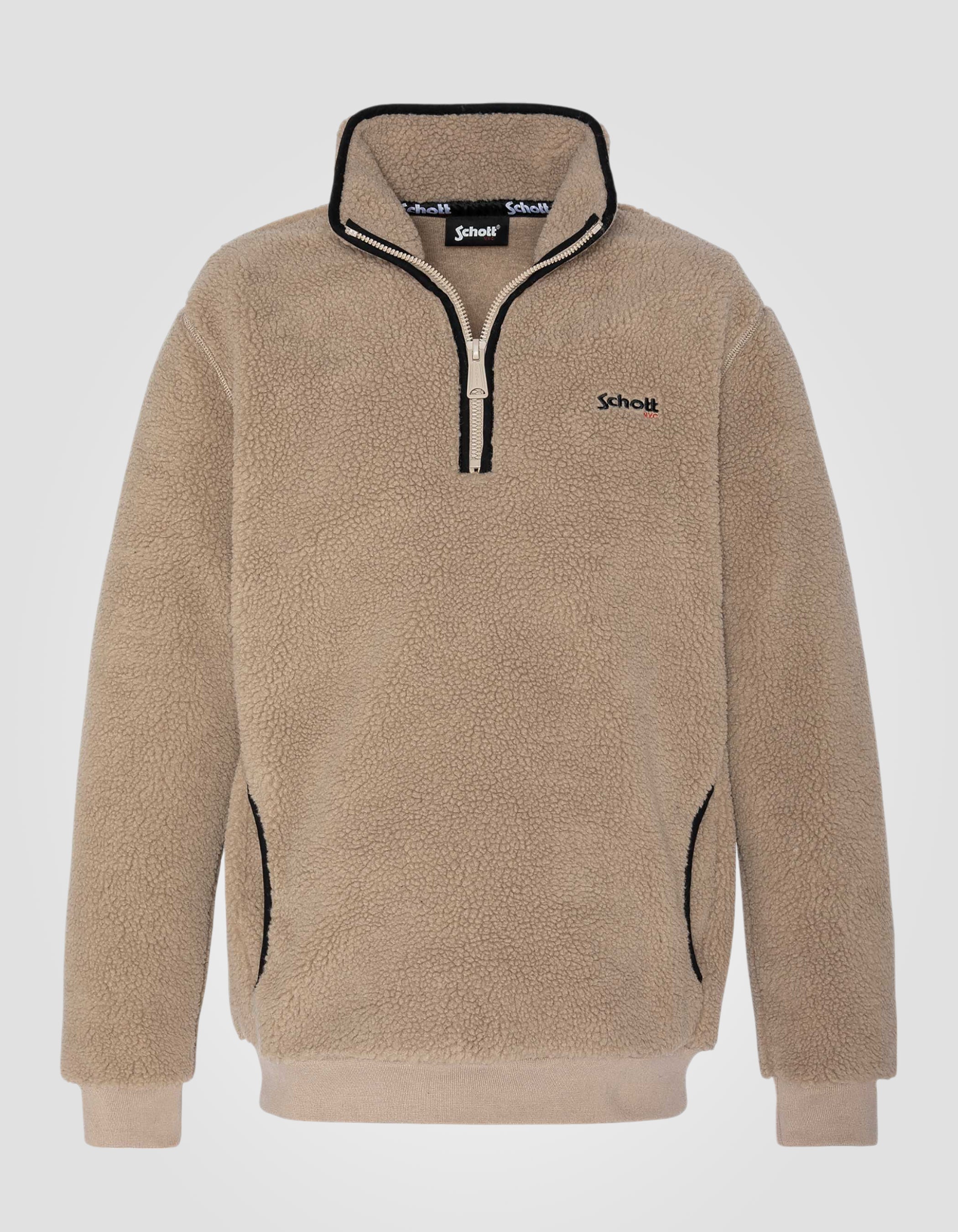 Sherpa trucker sweatshirt-2