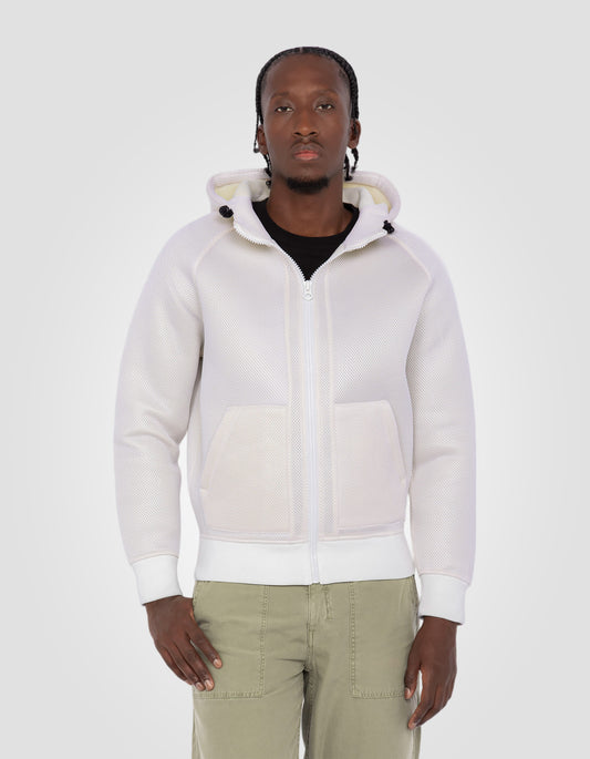 Sweatshirt zippé à capuche