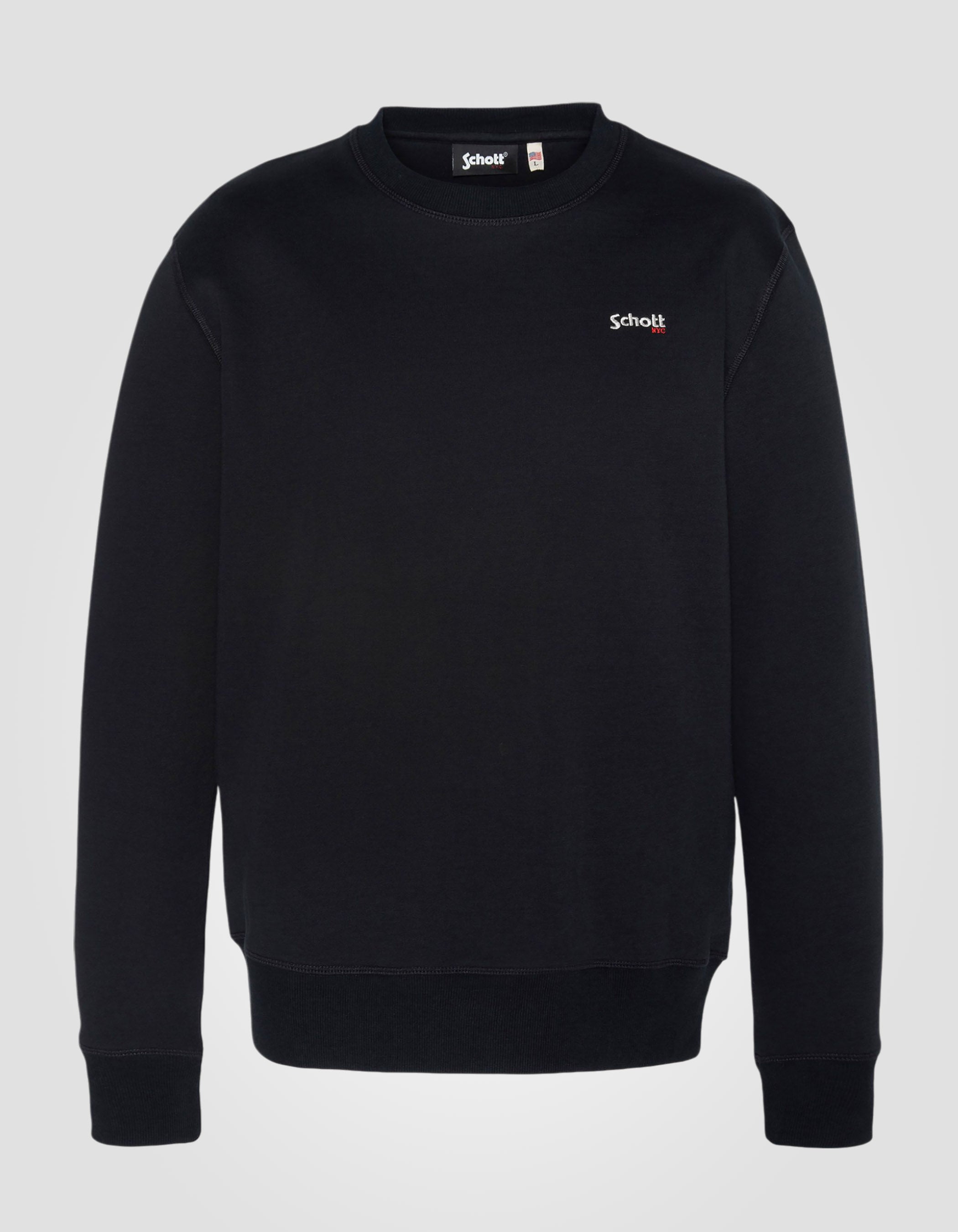 Crewneck sweatshirt in thick fleece-2