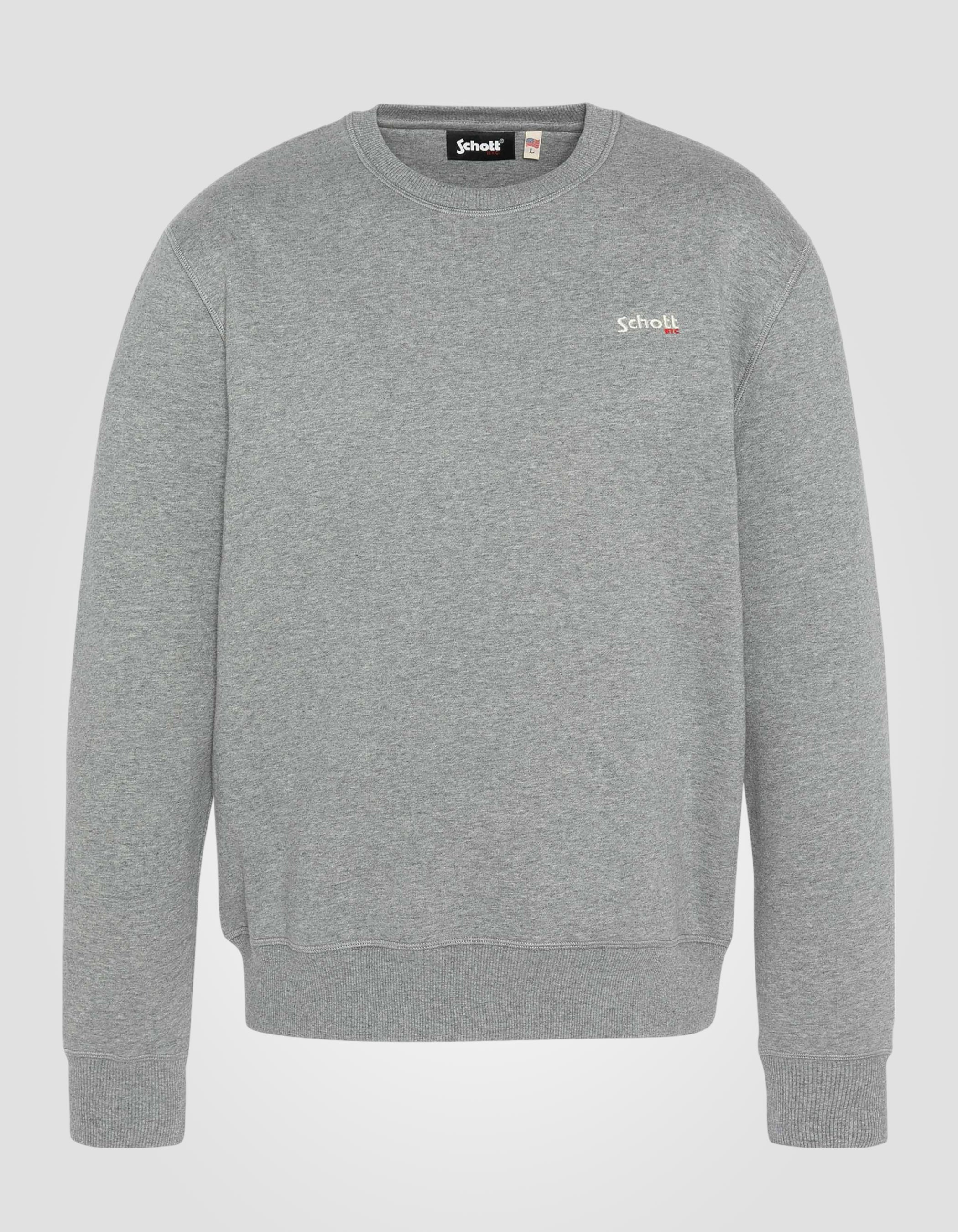 Crewneck sweatshirt in thick fleece-2