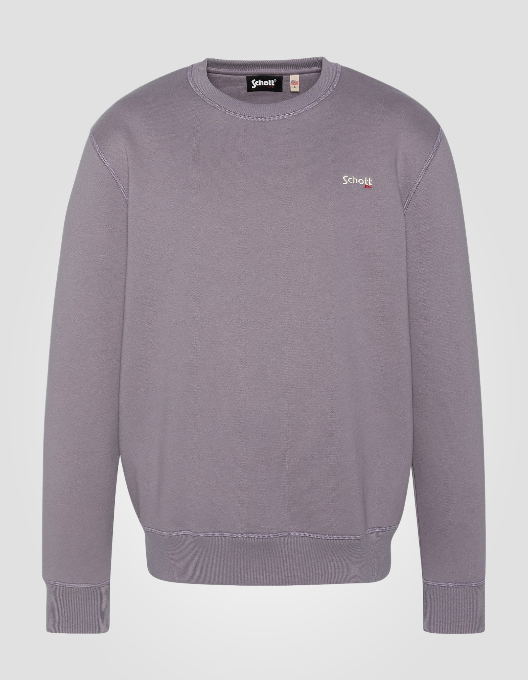 Crewneck sweatshirt in thick fleece-2