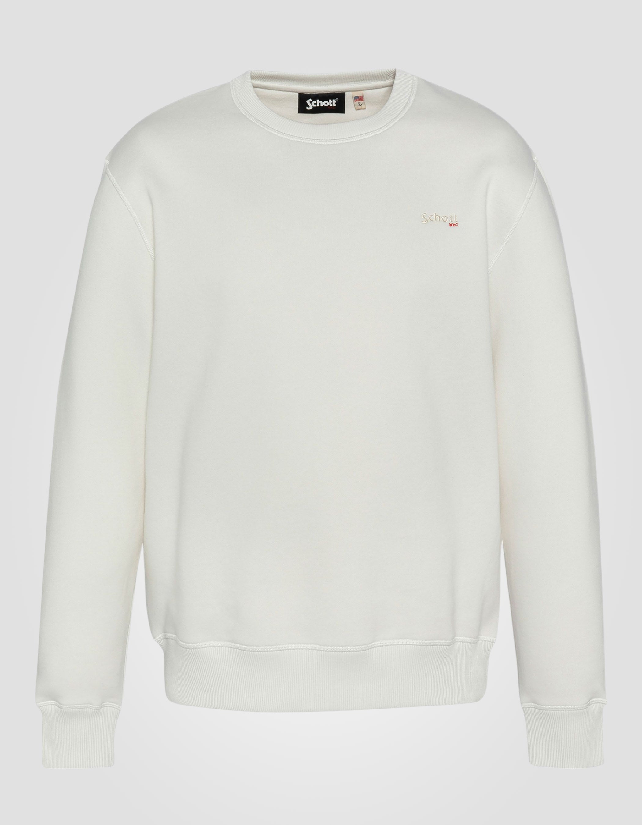 Crewneck sweatshirt in thick fleece-2