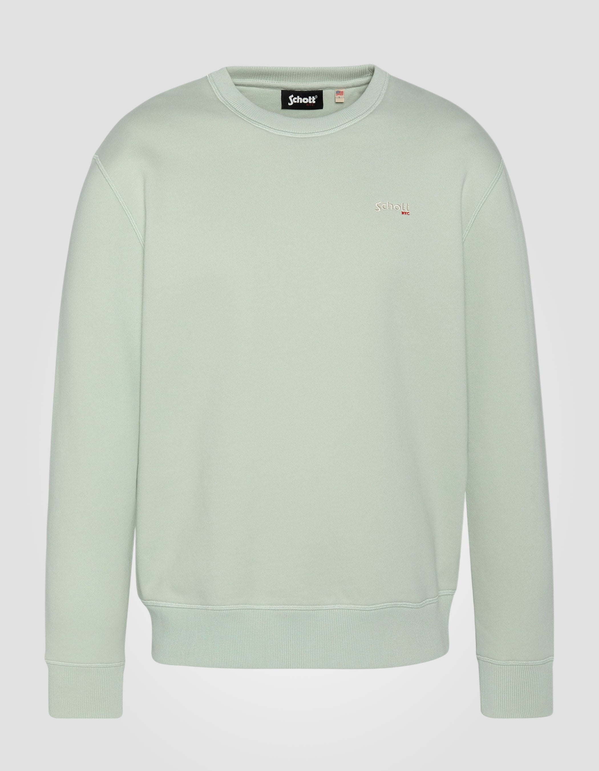 Crewneck sweatshirt in thick fleece-1