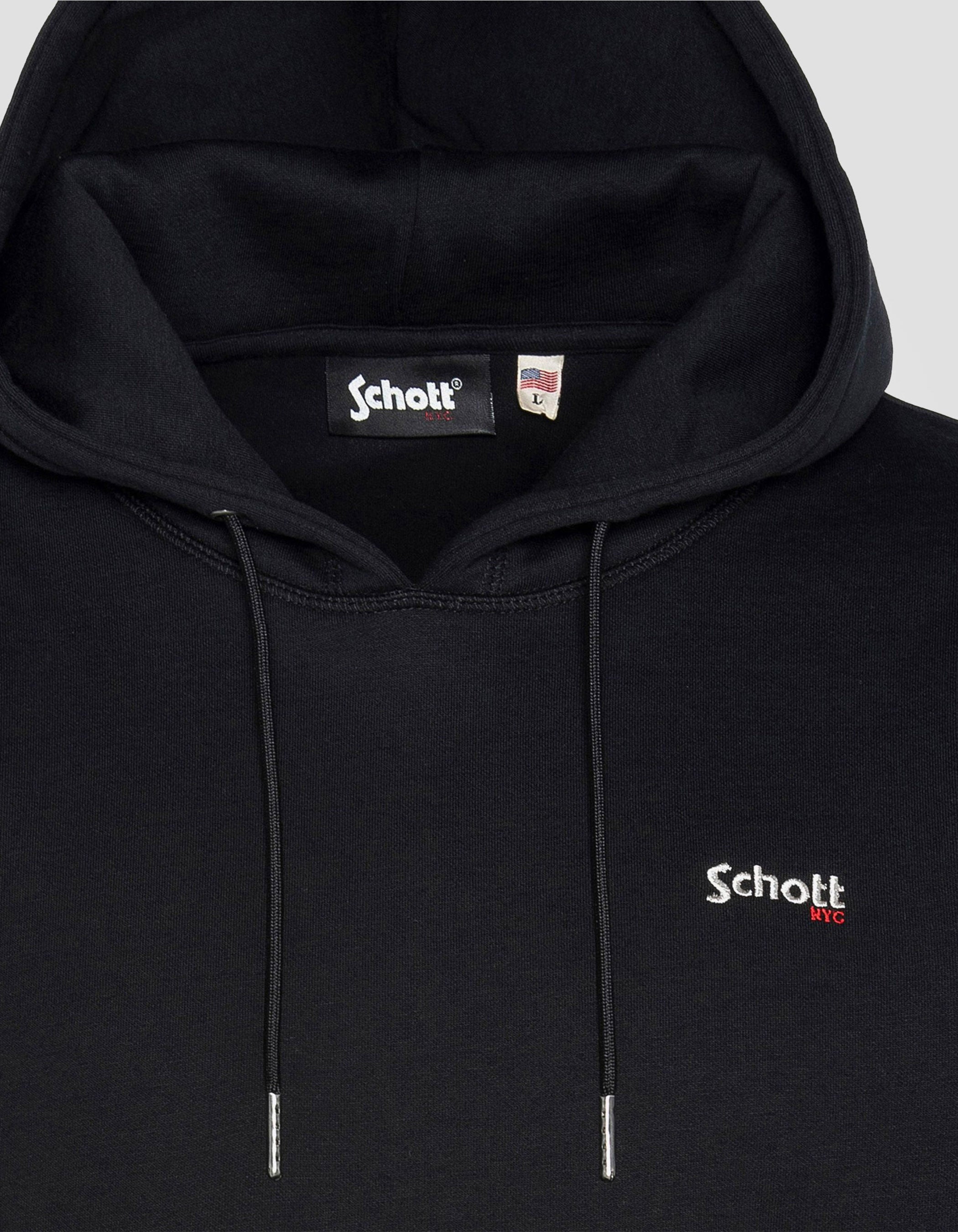 Pullover hoodie in thick fleece-3