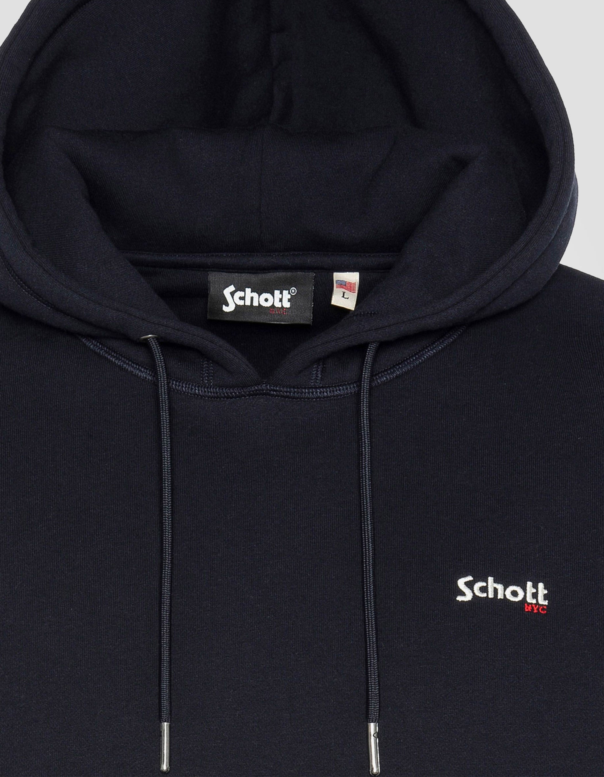 Pullover hoodie in thick fleece-3