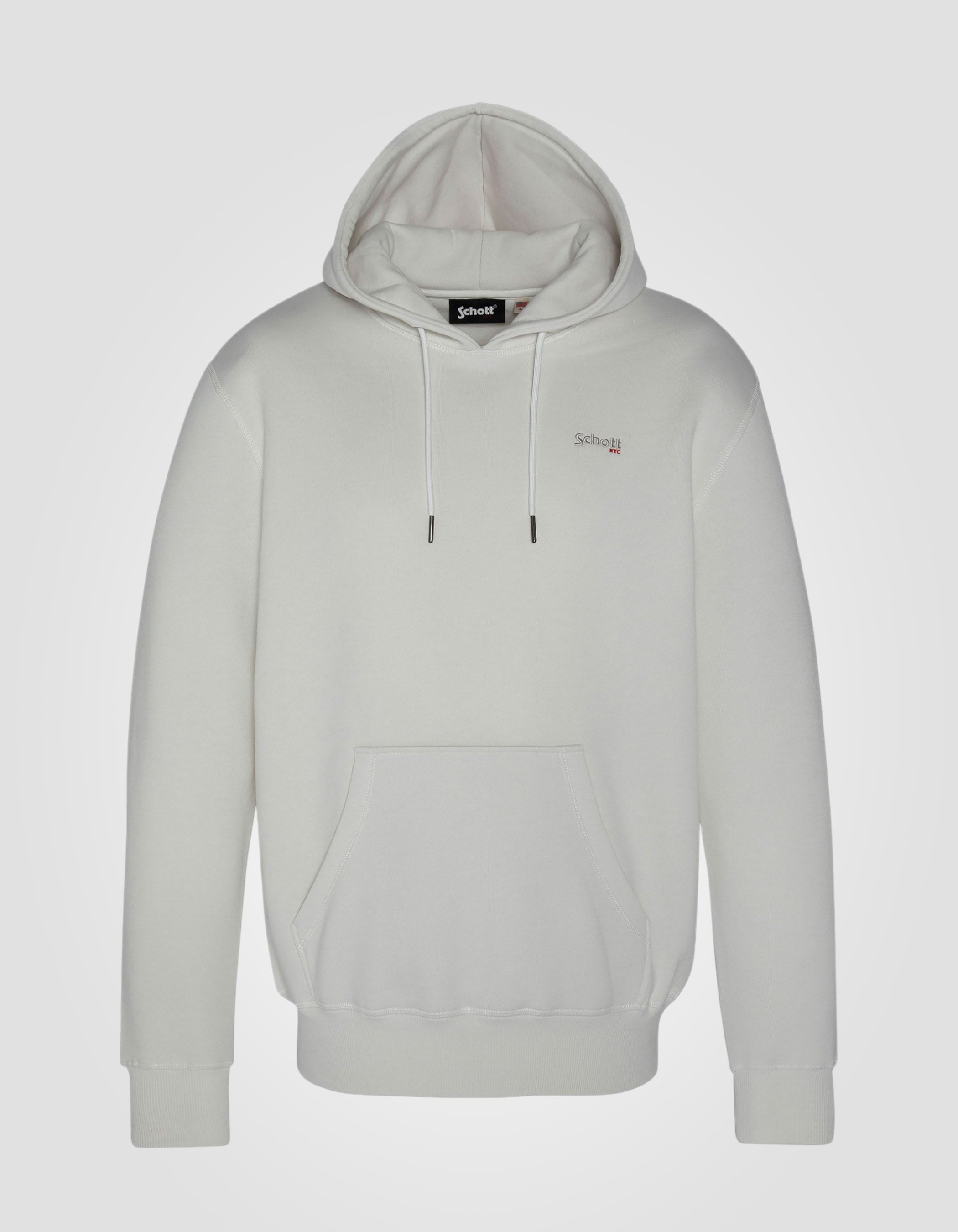 Pullover hoodie in thick fleece-1