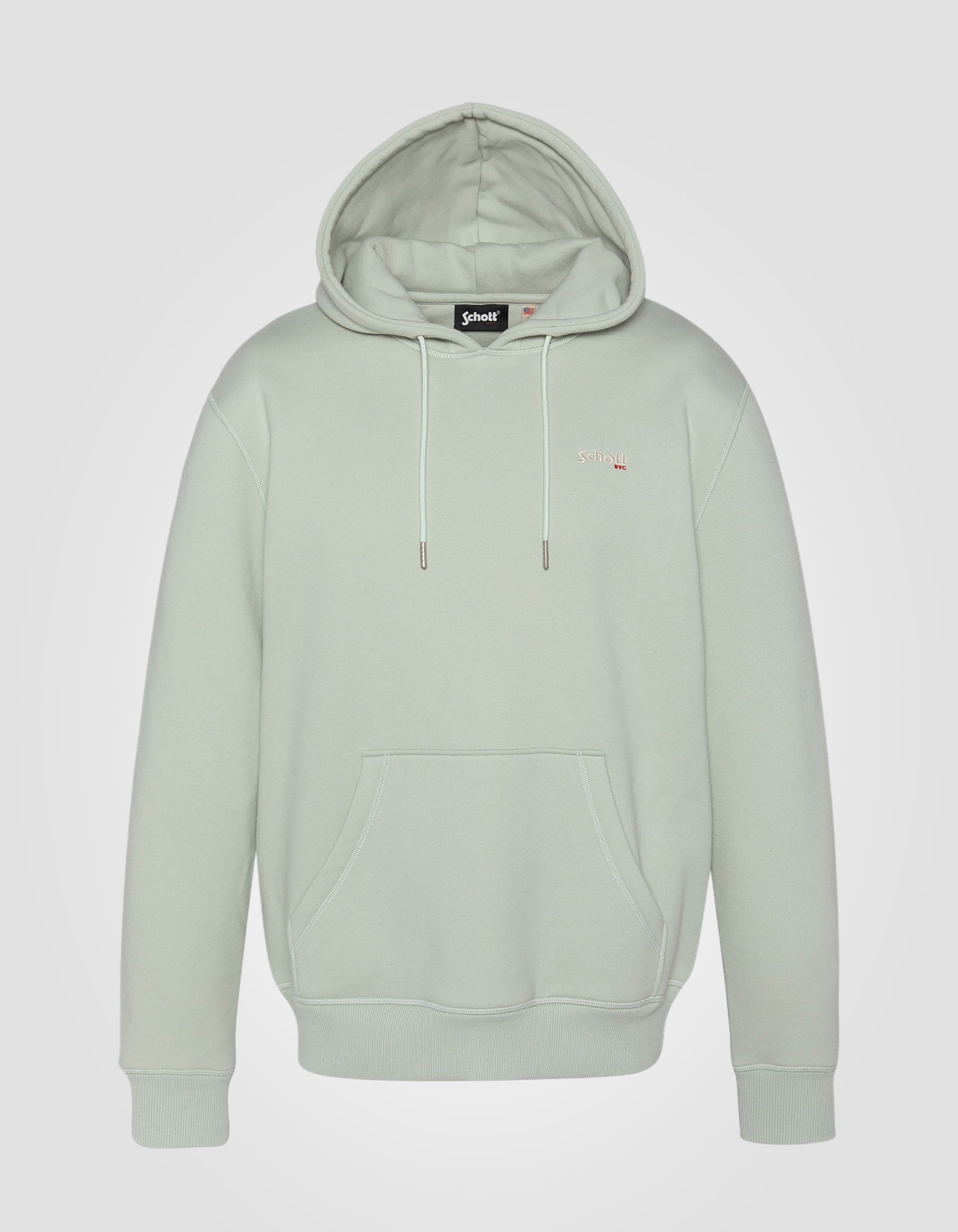 Pullover hoodie in thick fleece-1