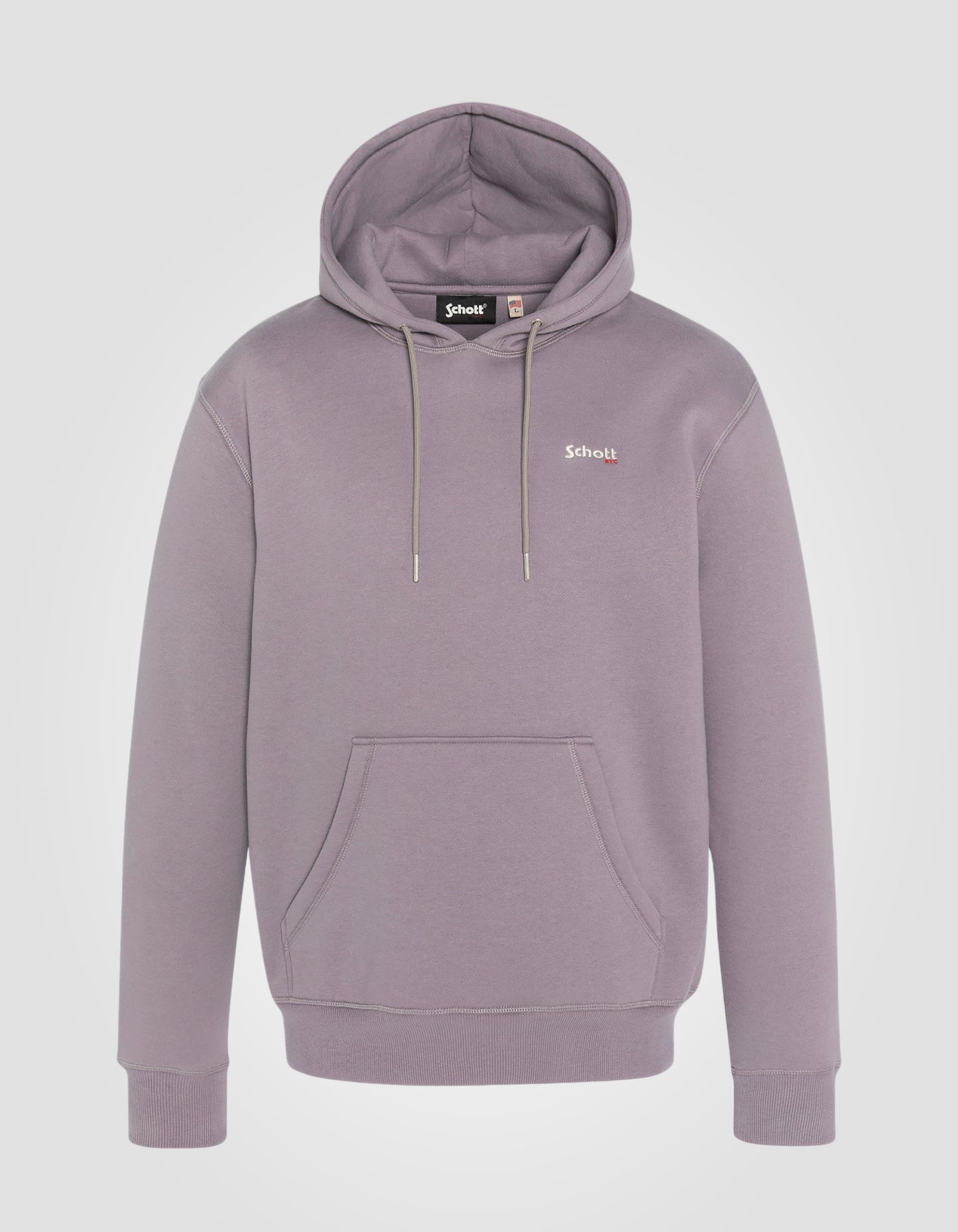 Pullover hoodie in thick fleece