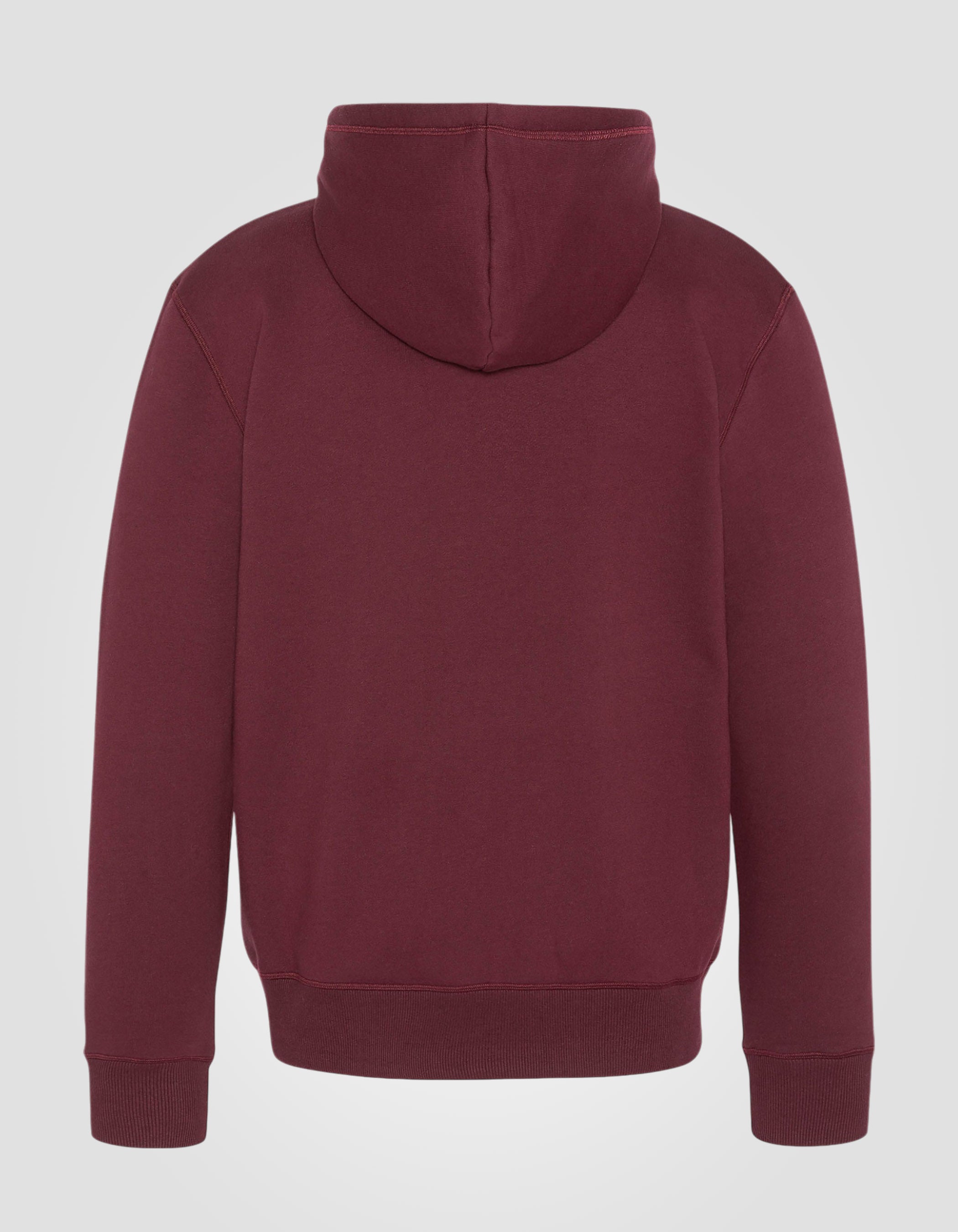 Zip hoodie in thick fleece-2