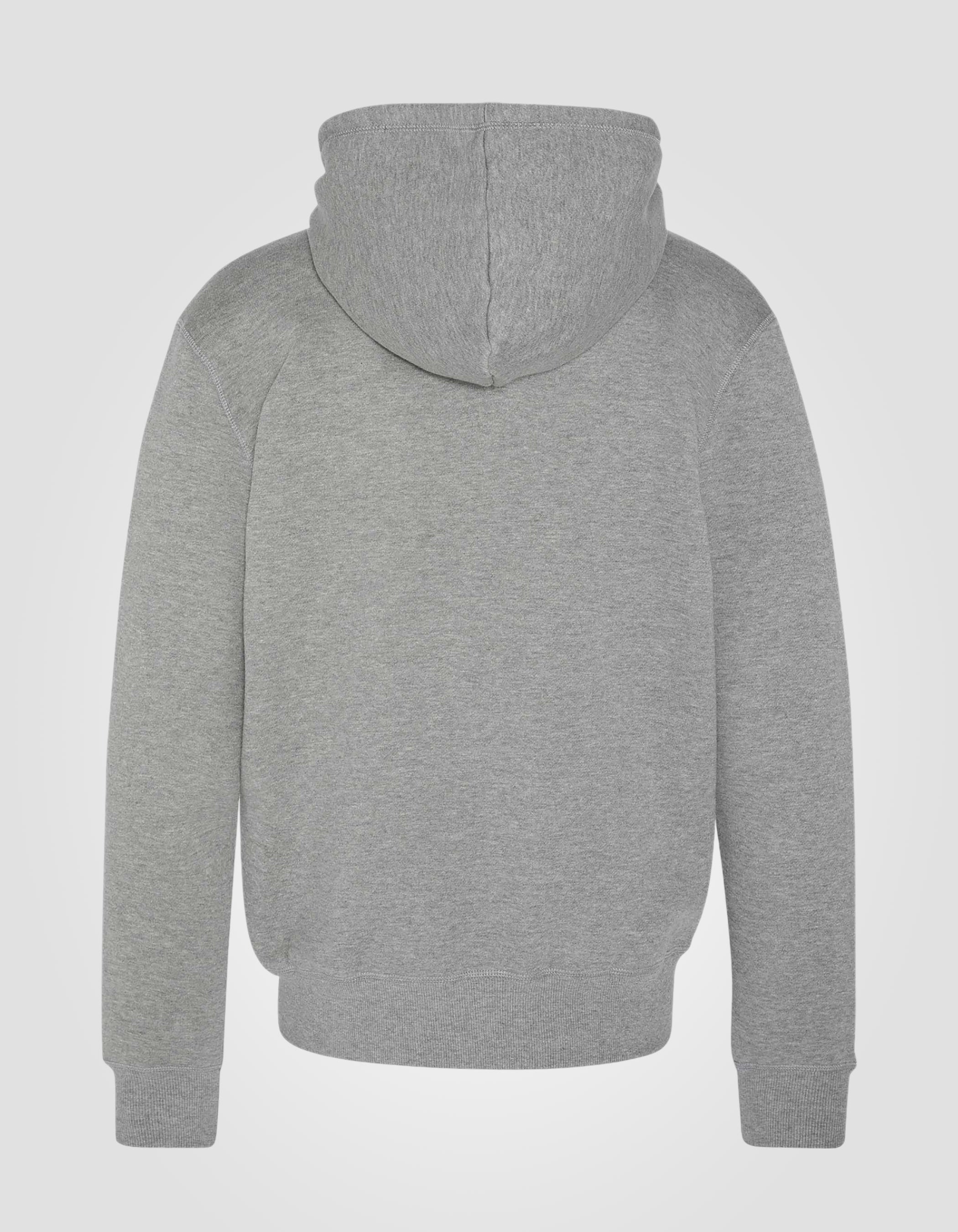 Zip hoodie in thick fleece-2