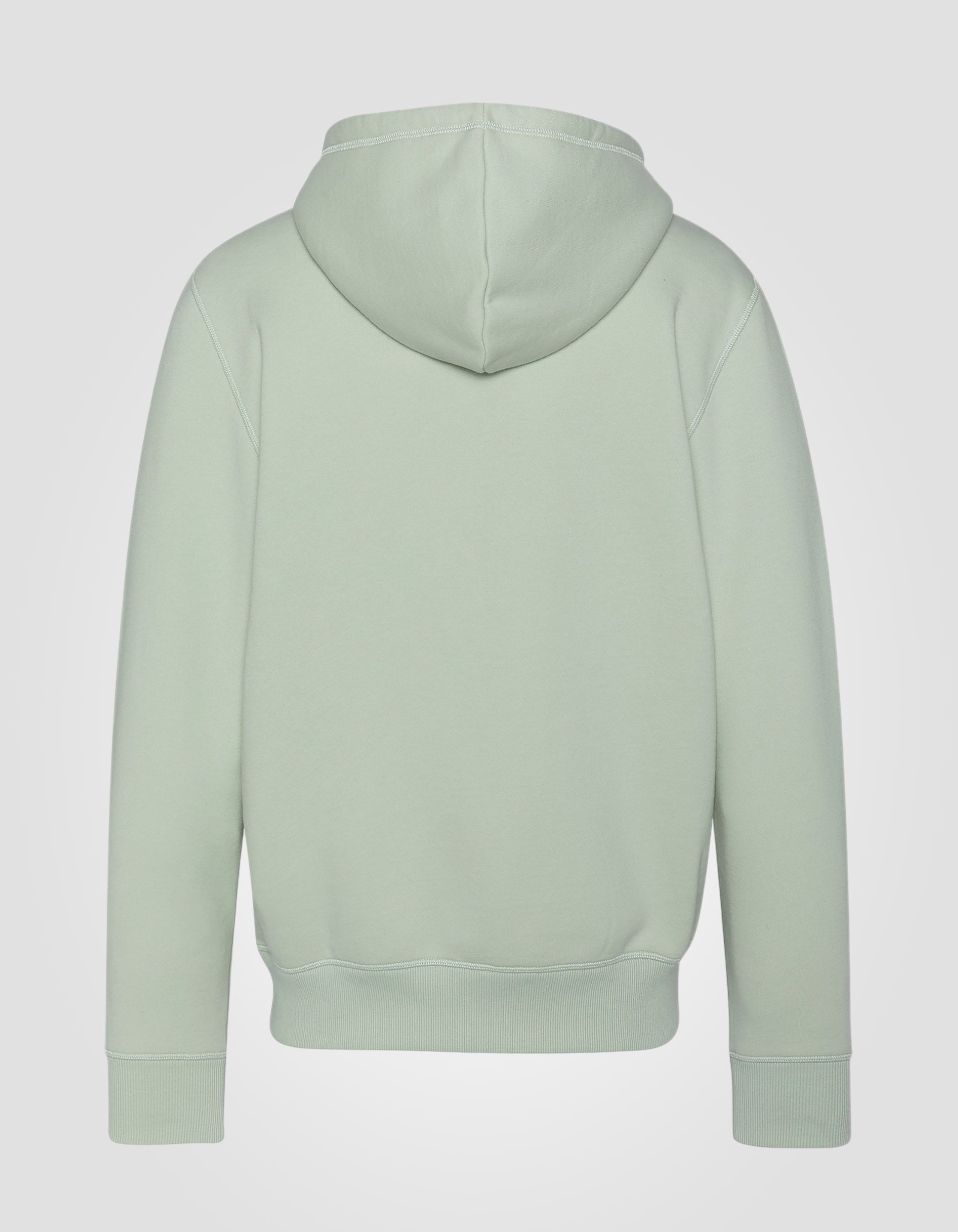 Zip hoodie in thick fleece-2