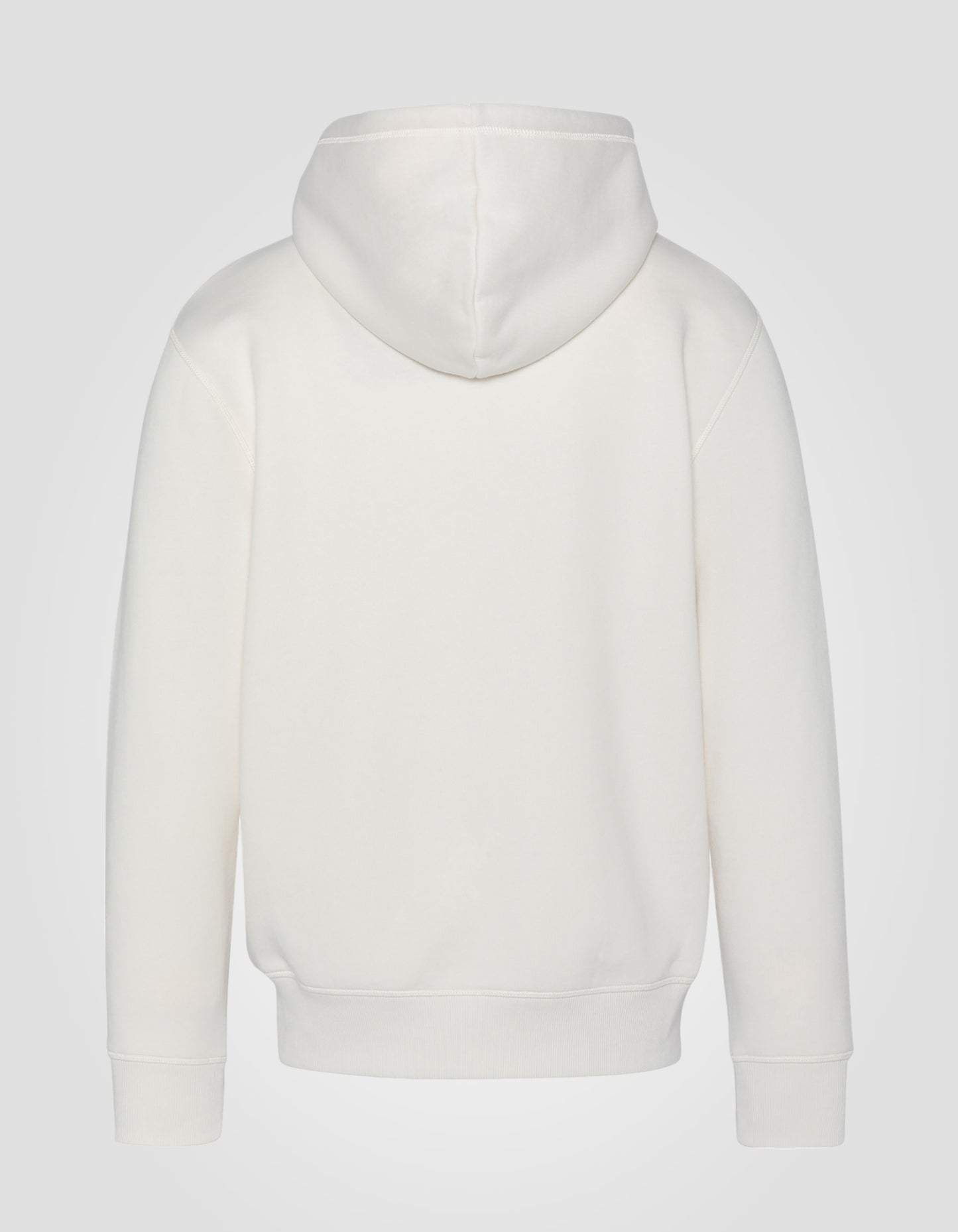 Zip hoodie in thick fleece