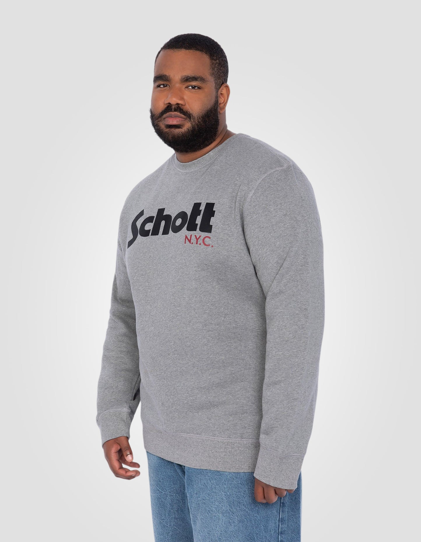 Heavyweight Crew-neck sweatshirt, Plus size