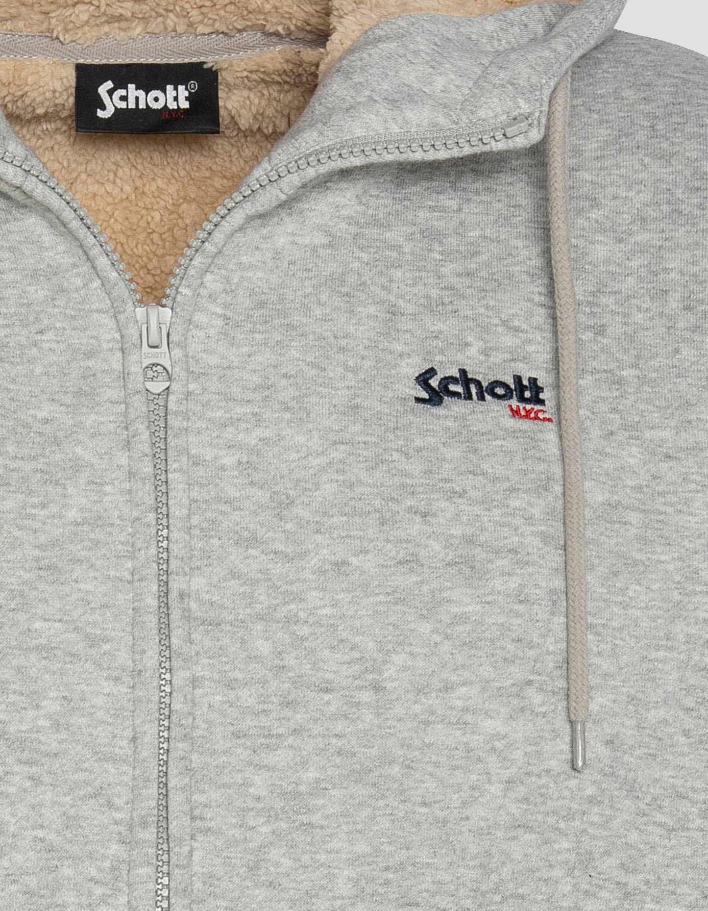 Sweatshirt zippé à capuche