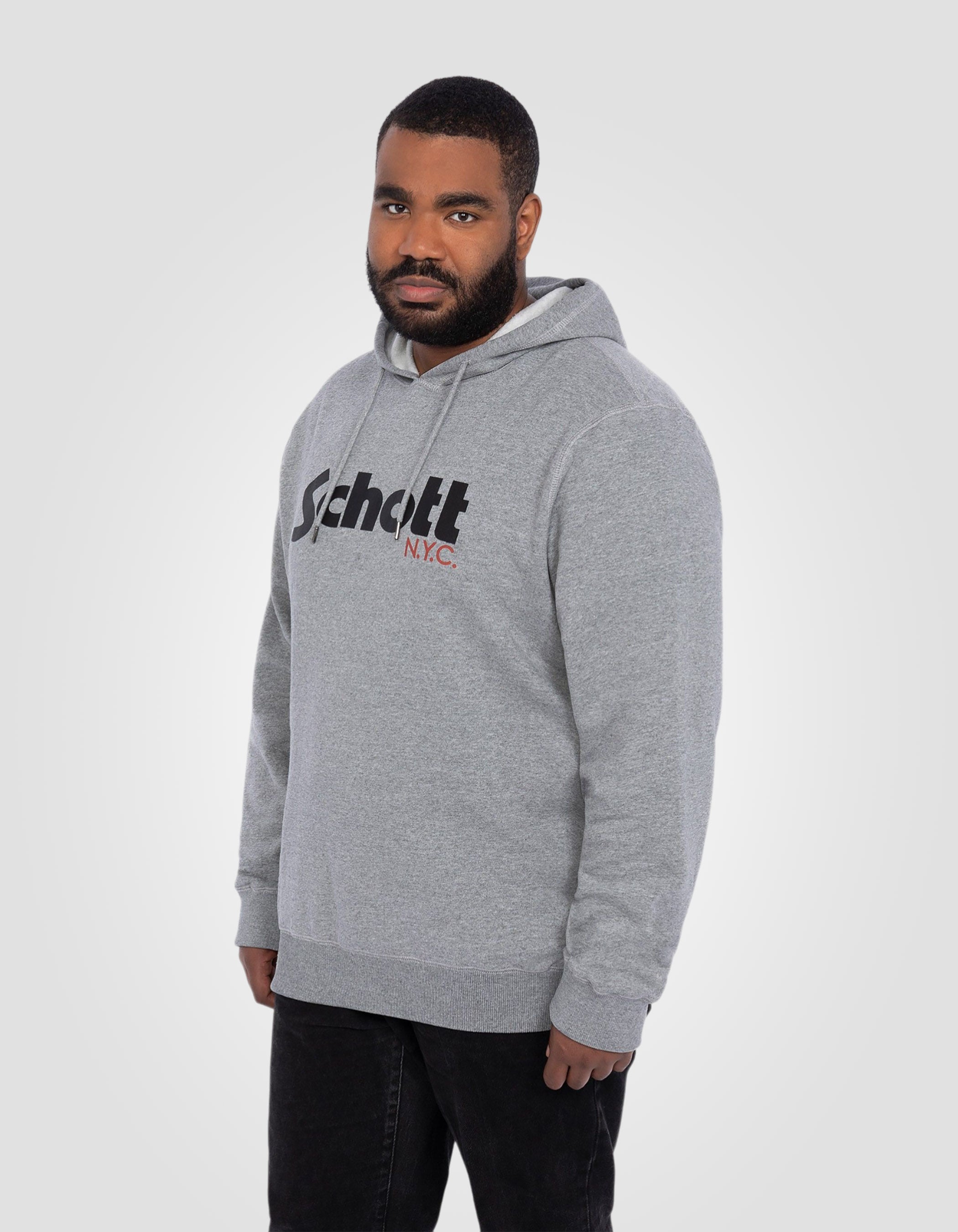 Logo hoodie, Plus size-3