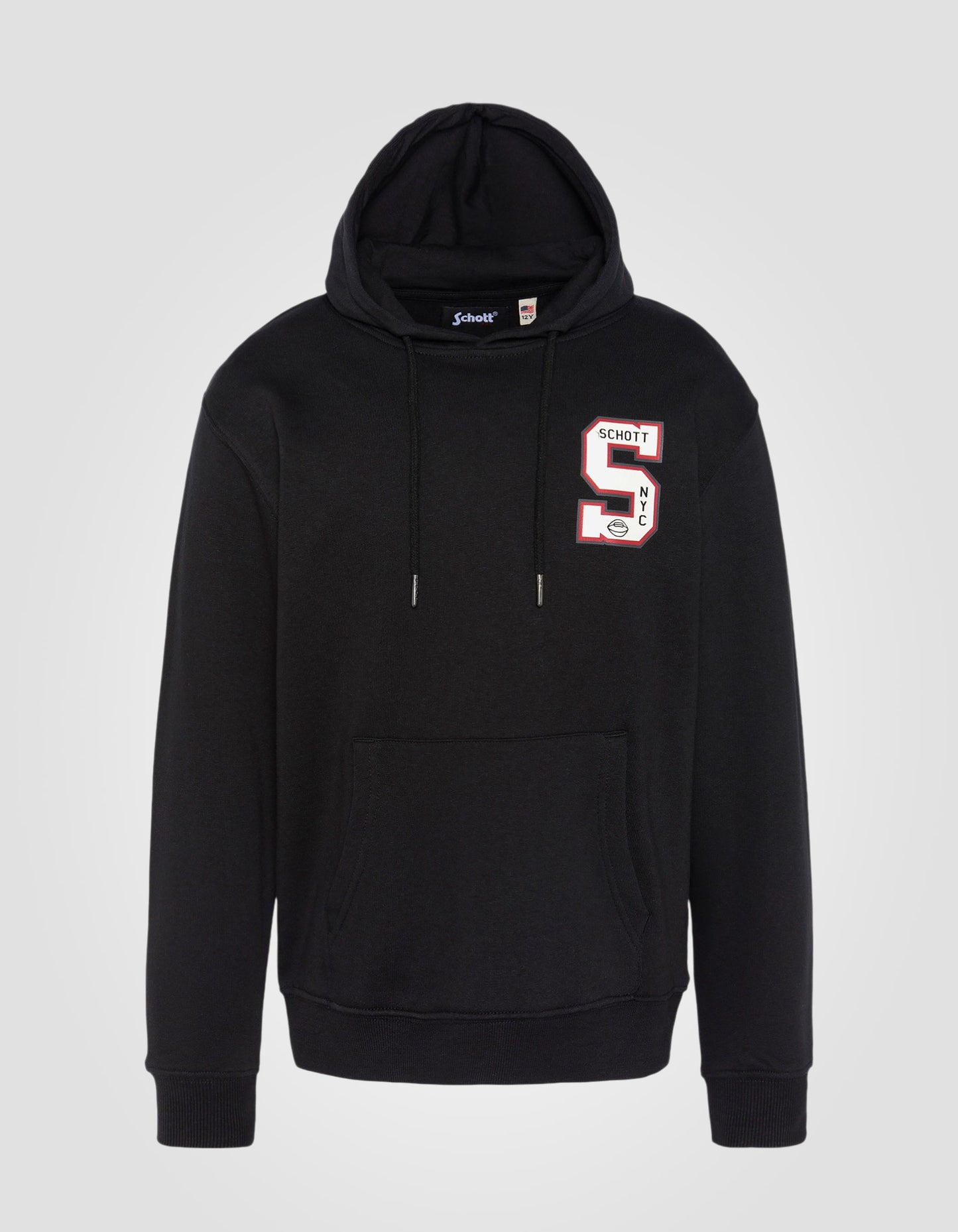 Printed pullover hoodie