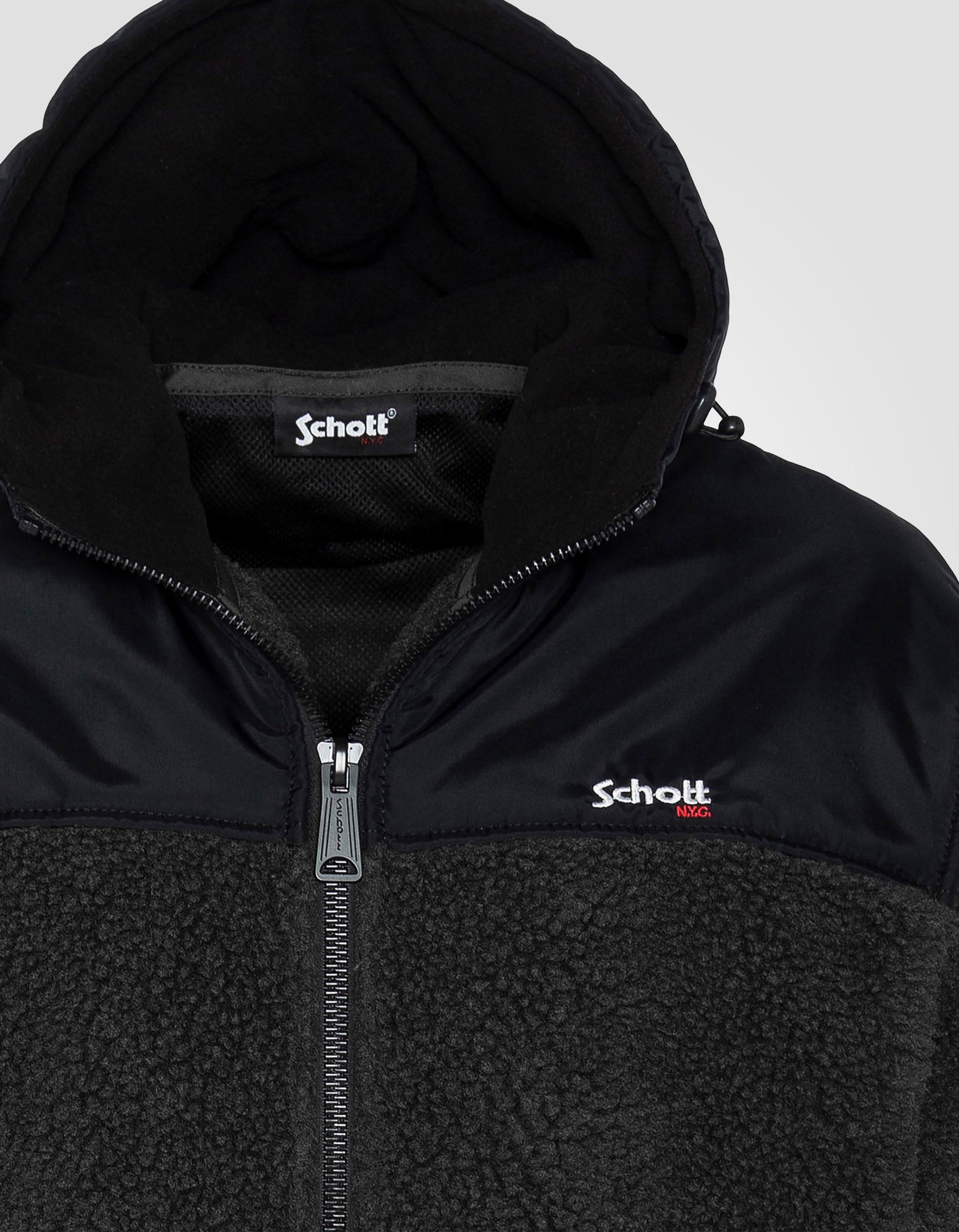 Sherpa zip hoodie-4