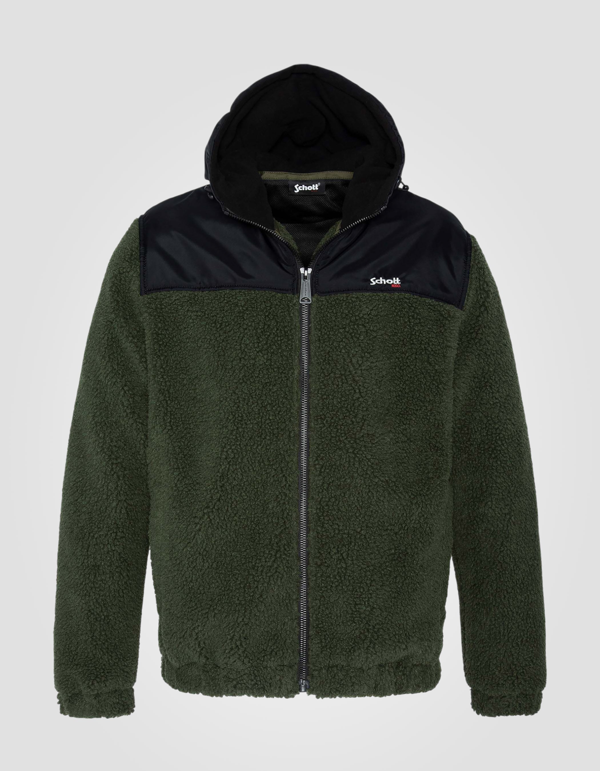 Sherpa zip hoodie-2