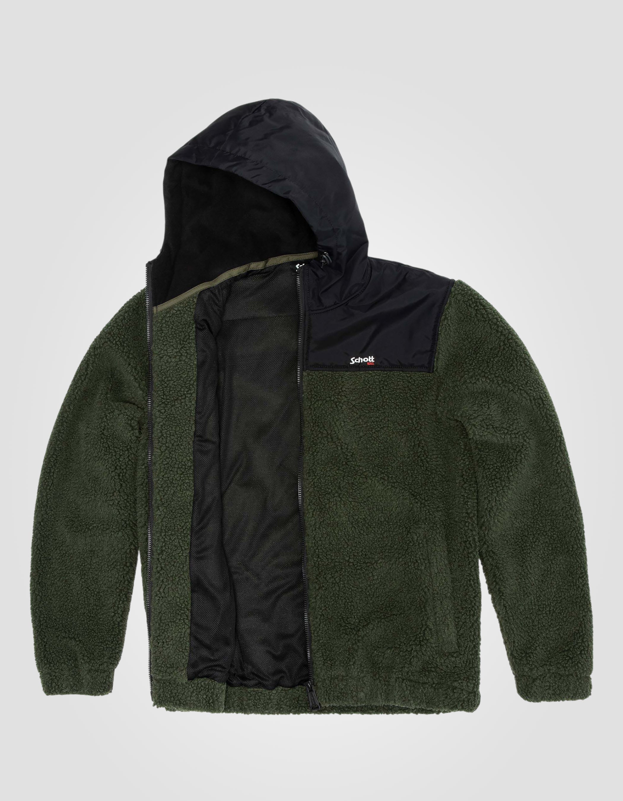 Sherpa zip hoodie-5