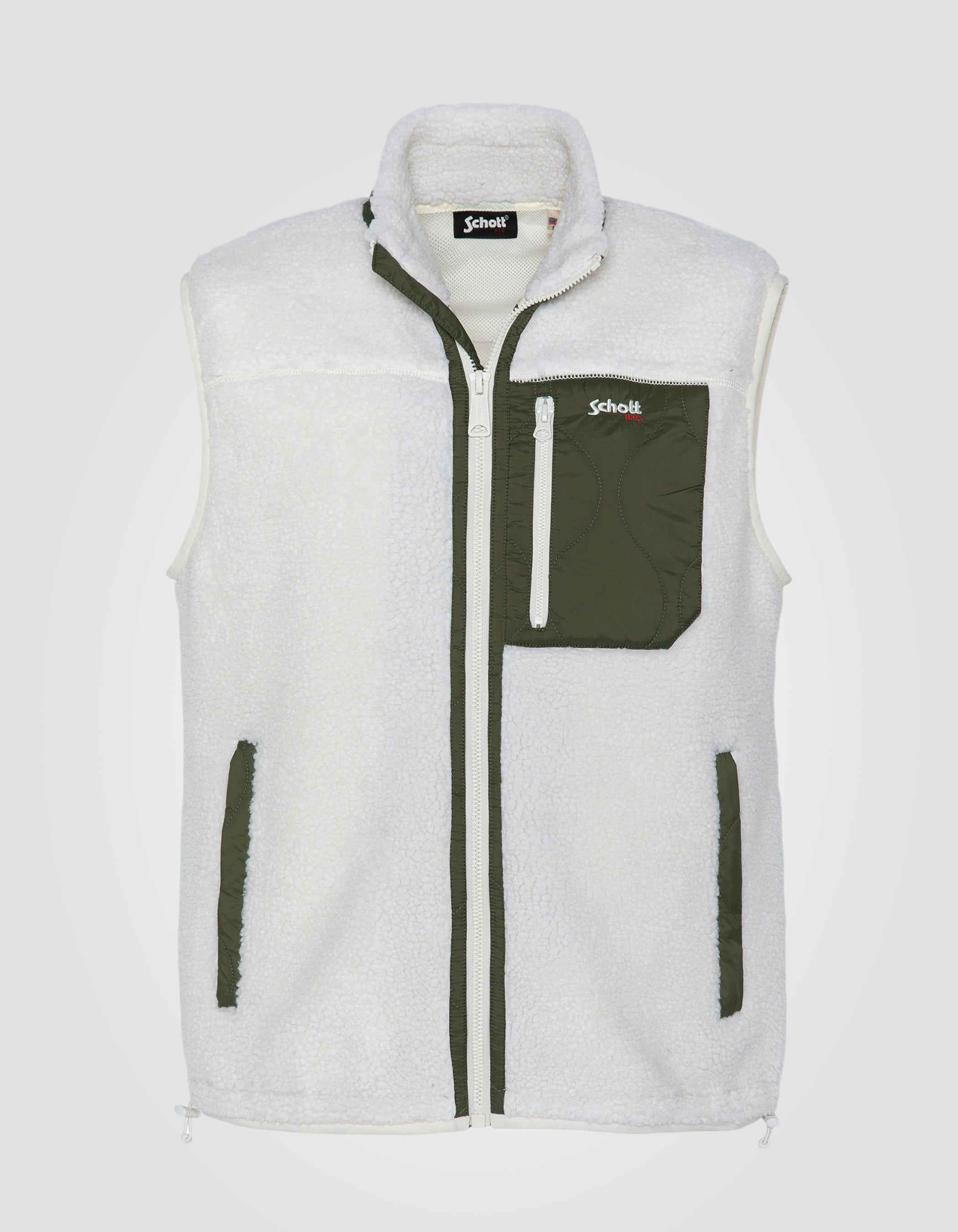 Sherpa zip vest-1