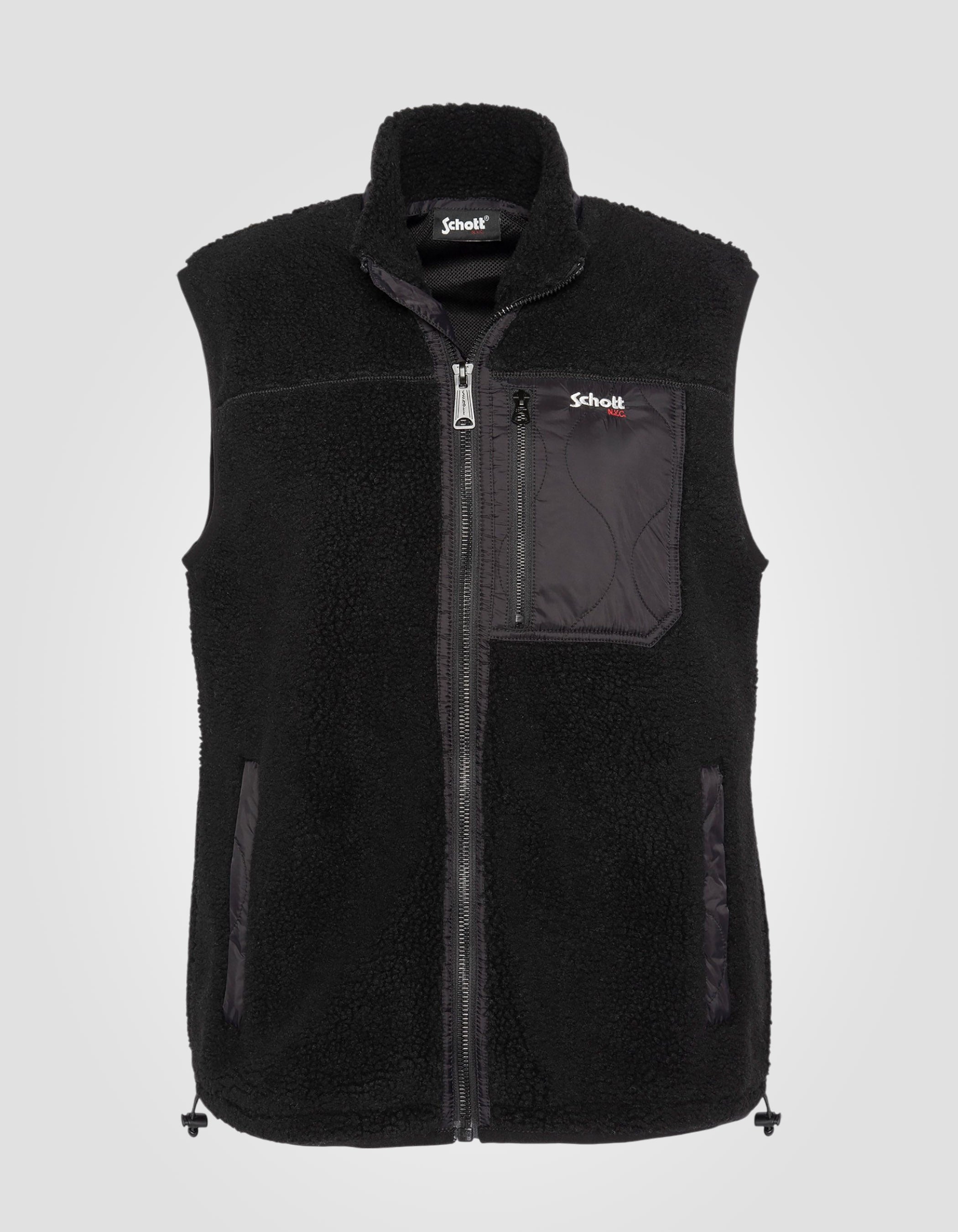 Sherpa zip vest-2