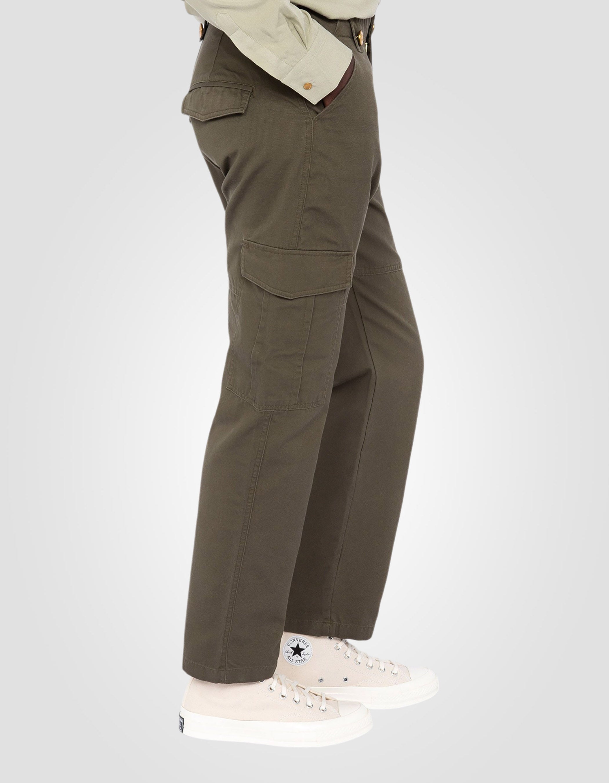 Multi-pocket military pants-1