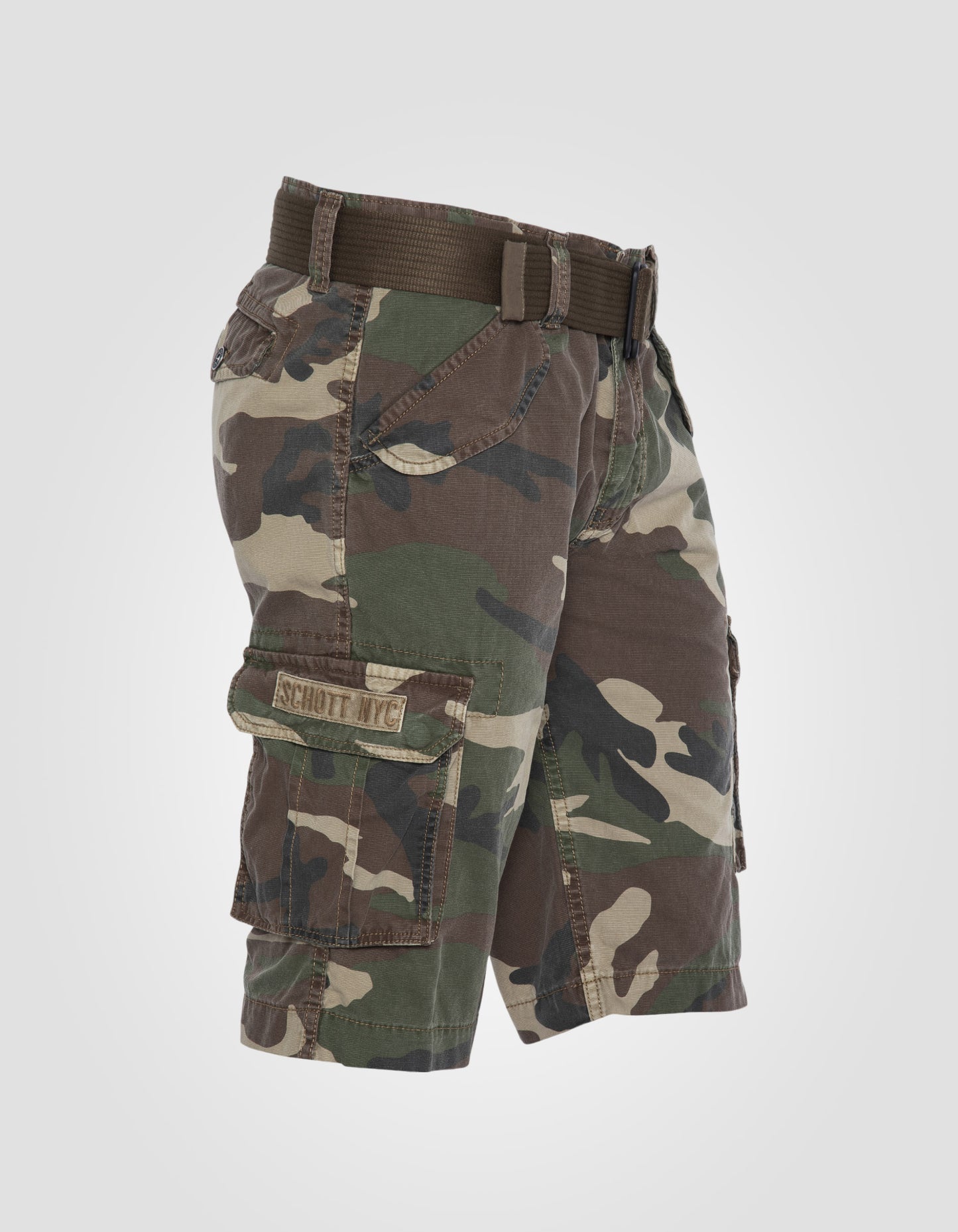 Multi-pocket cargo shorts