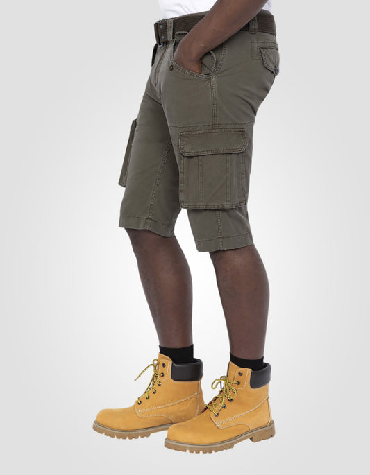 Multi-pocket cargo shorts