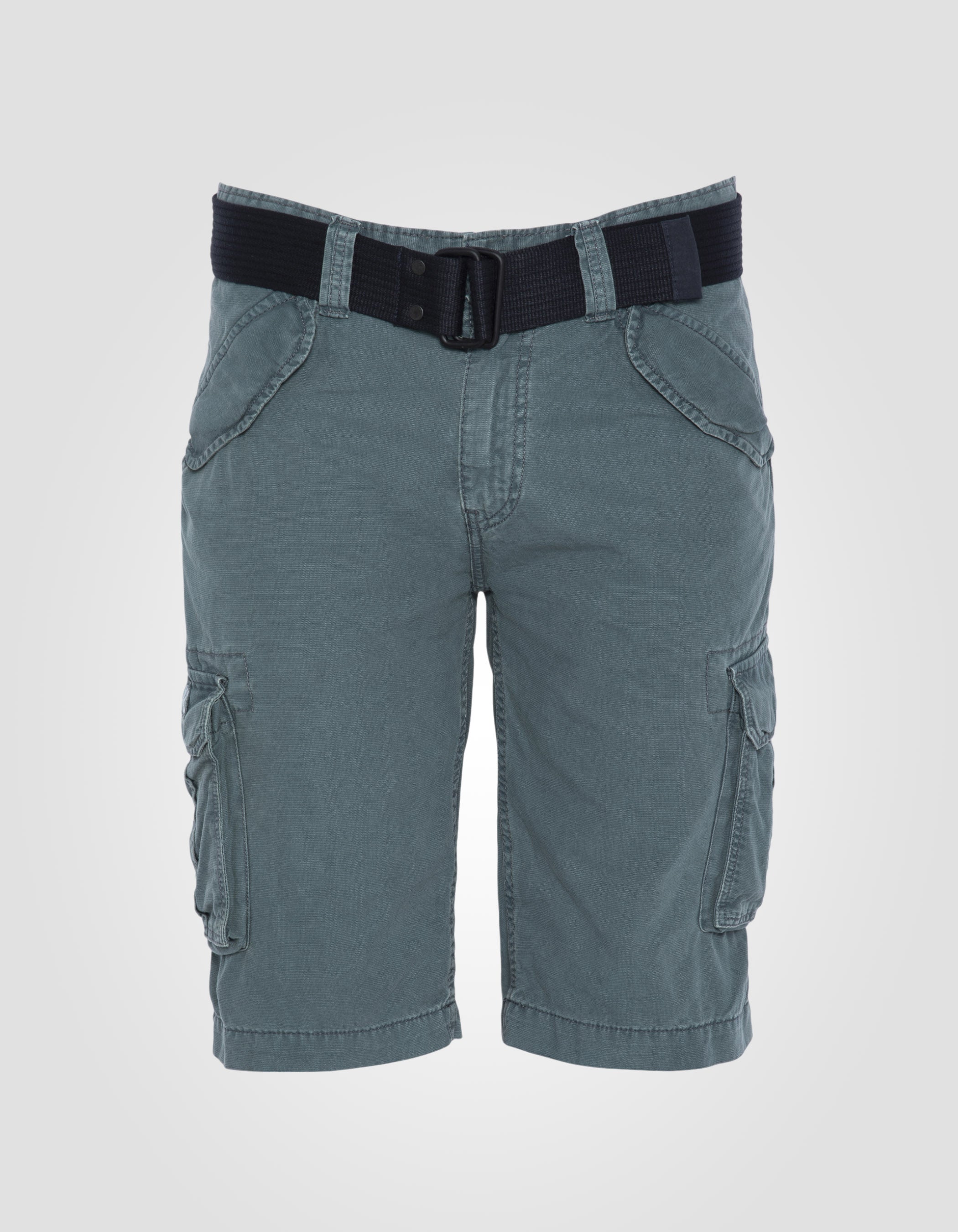 Multi-pocket cargo shorts-1