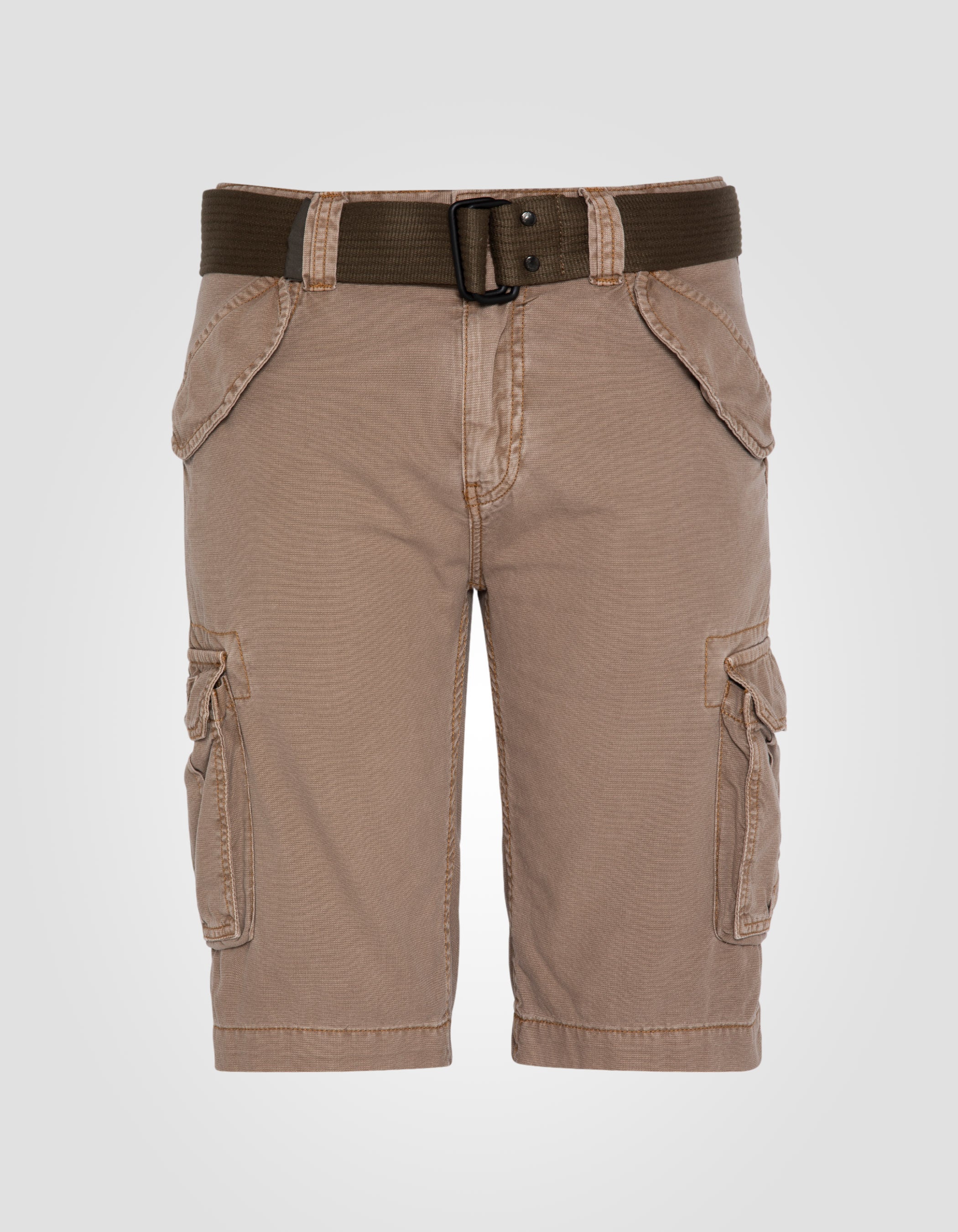 Multi-pocket cargo shorts-1