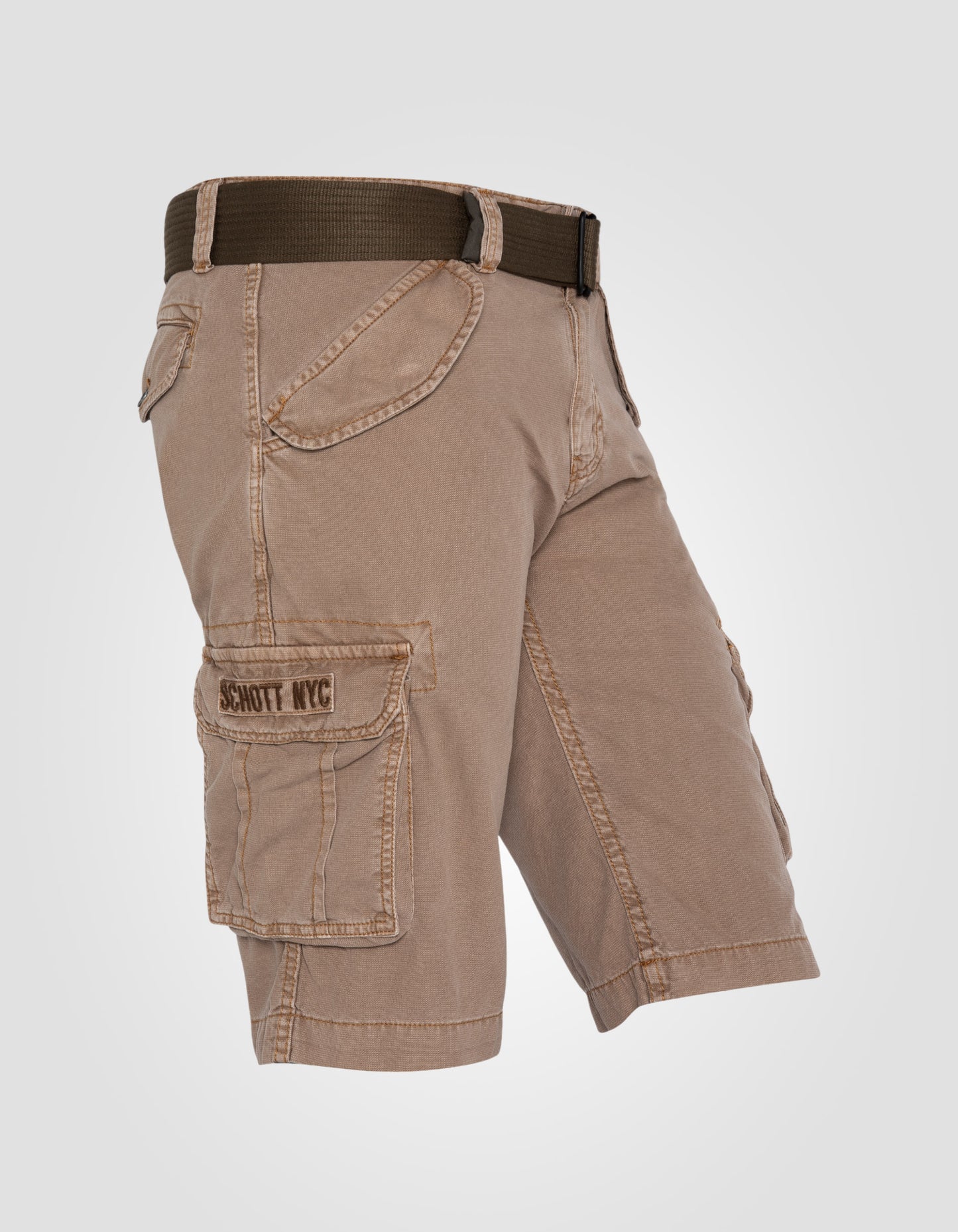 Multi-pocket cargo shorts