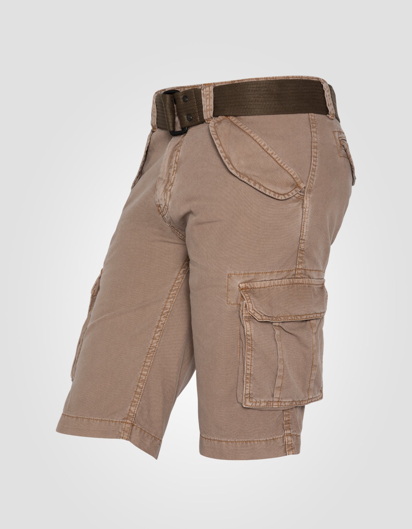 Multi-pocket cargo shorts