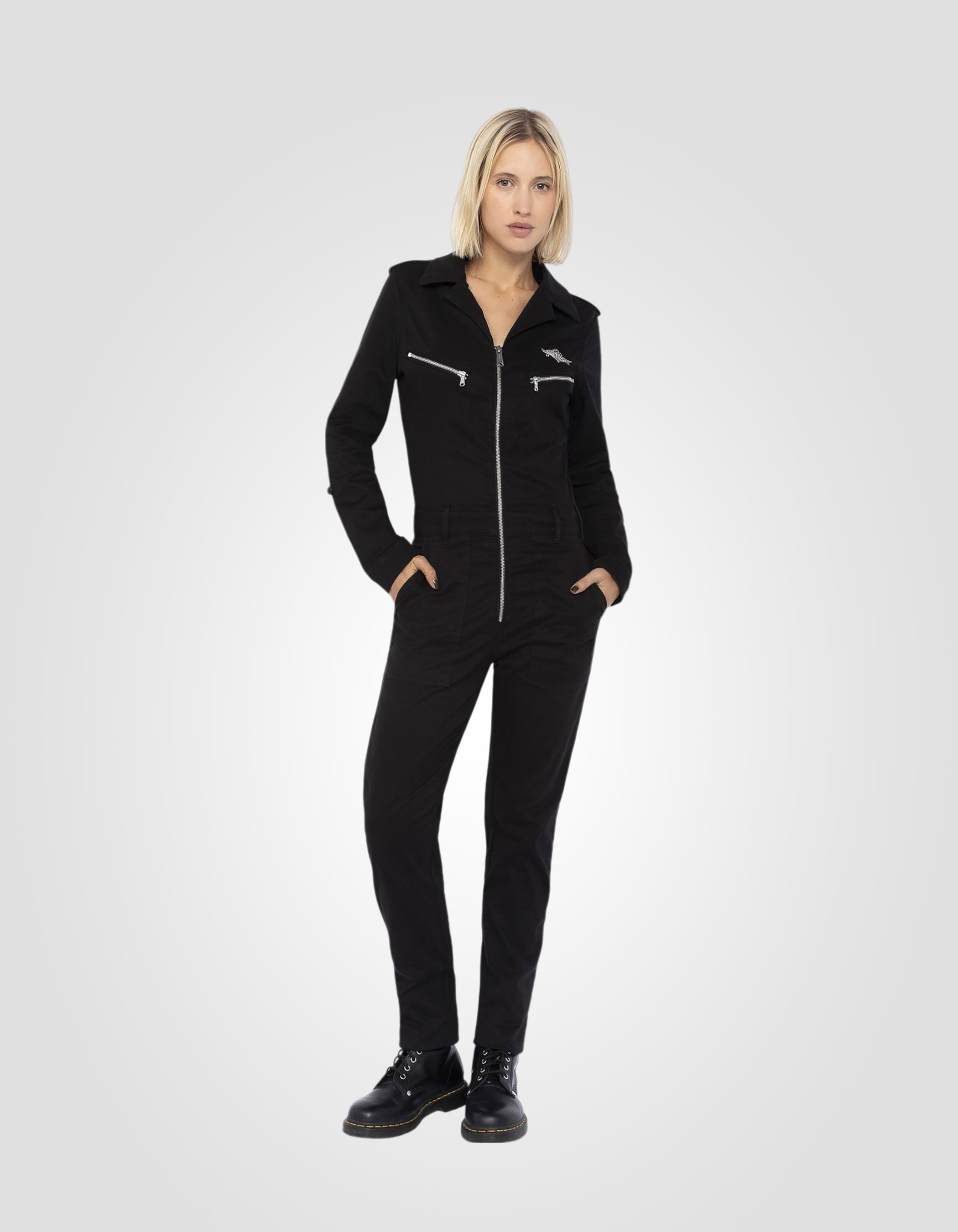 Soft and comfortable slim-fit jumpsuit-4