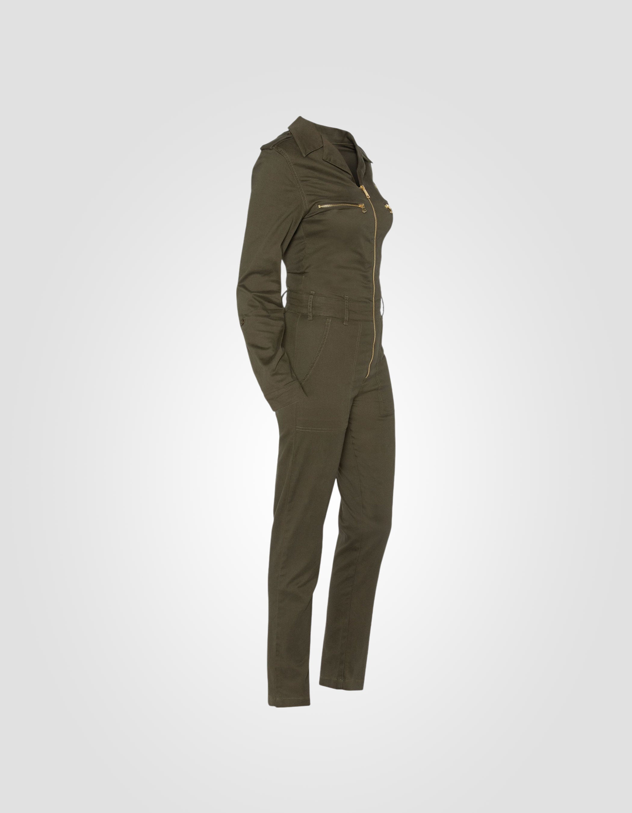 Soft and comfortable slim-fit jumpsuit-4